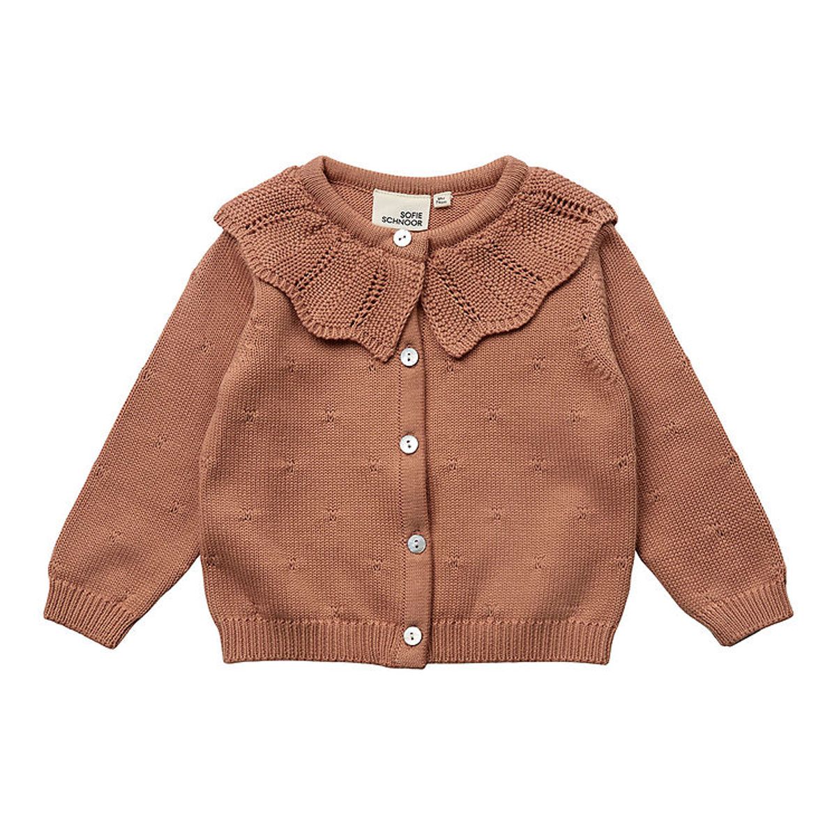 Sofie Schnoor Cardigan - Strik - Rosy brown