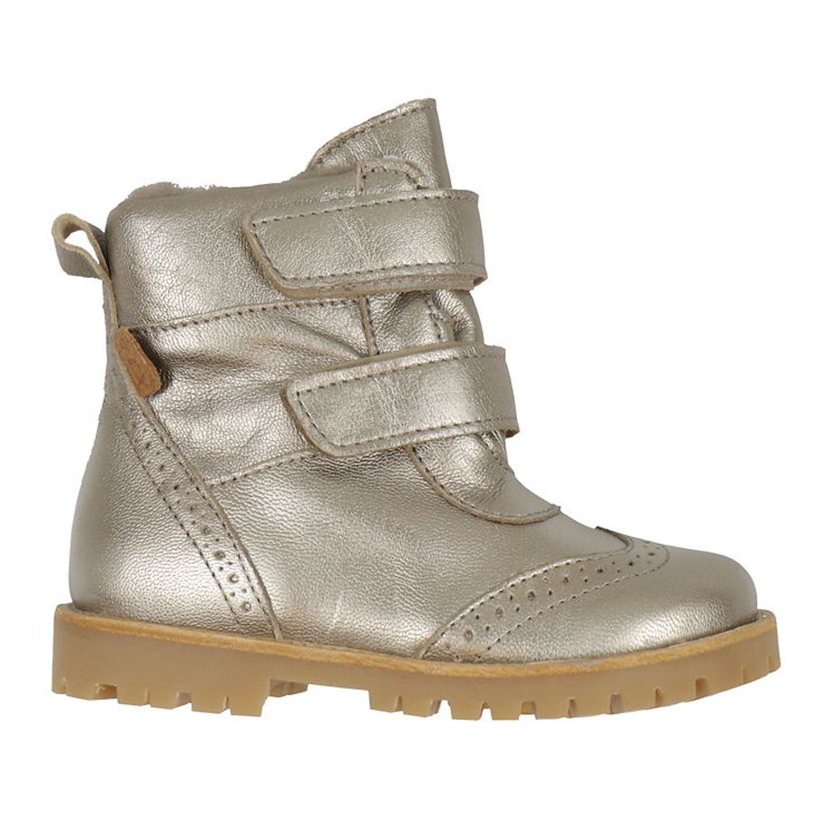 Pom Pom Vinterstøvler - Broque Velcro Boot Tex - Metallic Asphal