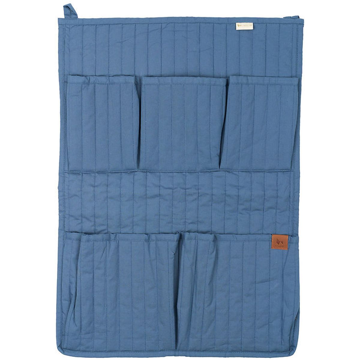 Fabelab Vægophæng m. Lommer - Quilted - 45x65 cm - Vintage Blue