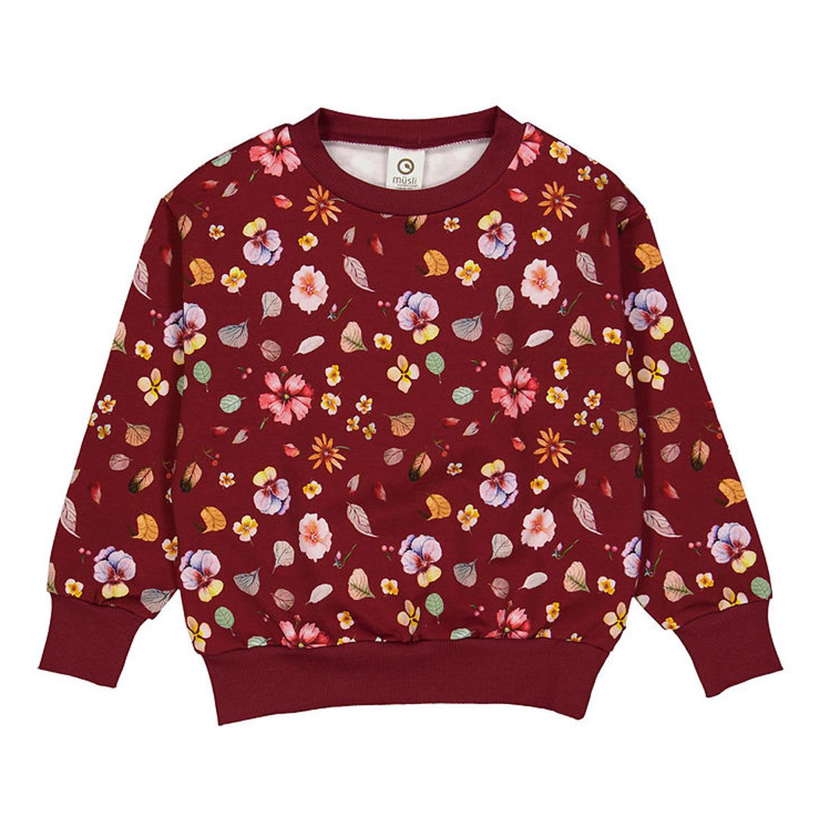 Müsli Sweatshirt - Dazzle - Cabernet/Nightingale