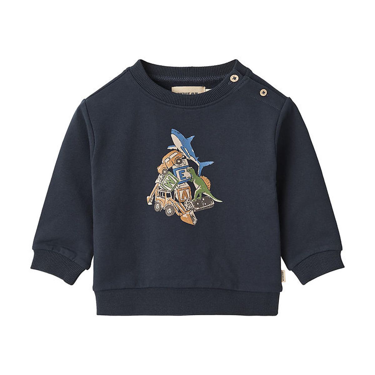 Wheat Sweatshirt - Billy - Navy