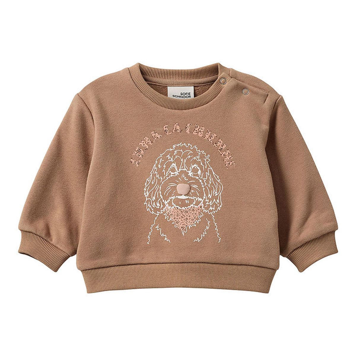 Sofie Schnoor Sweatshirt - Cashnew Brown m. Print