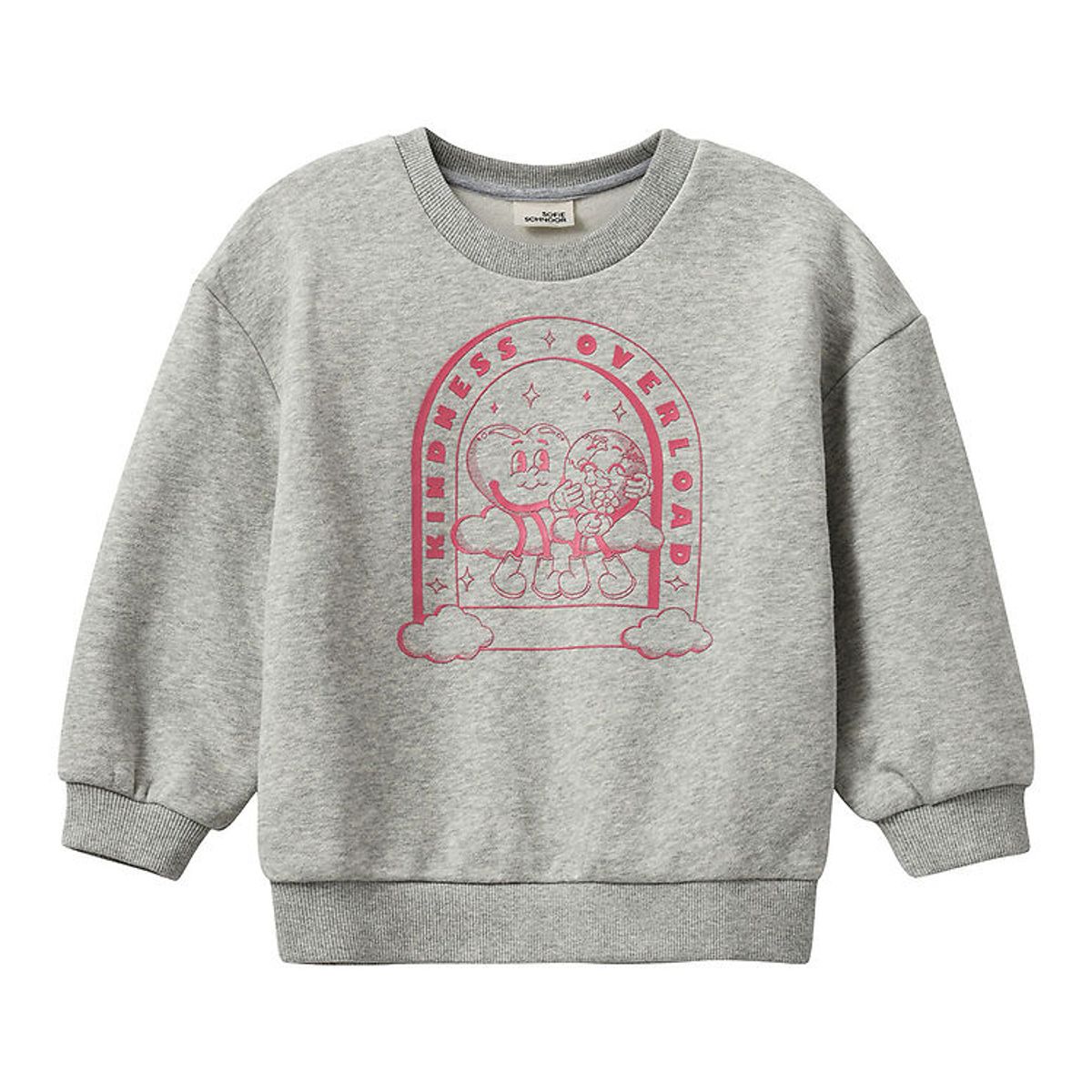 Sofie Schnoor Sweatshirt - Grey Melange m. Print