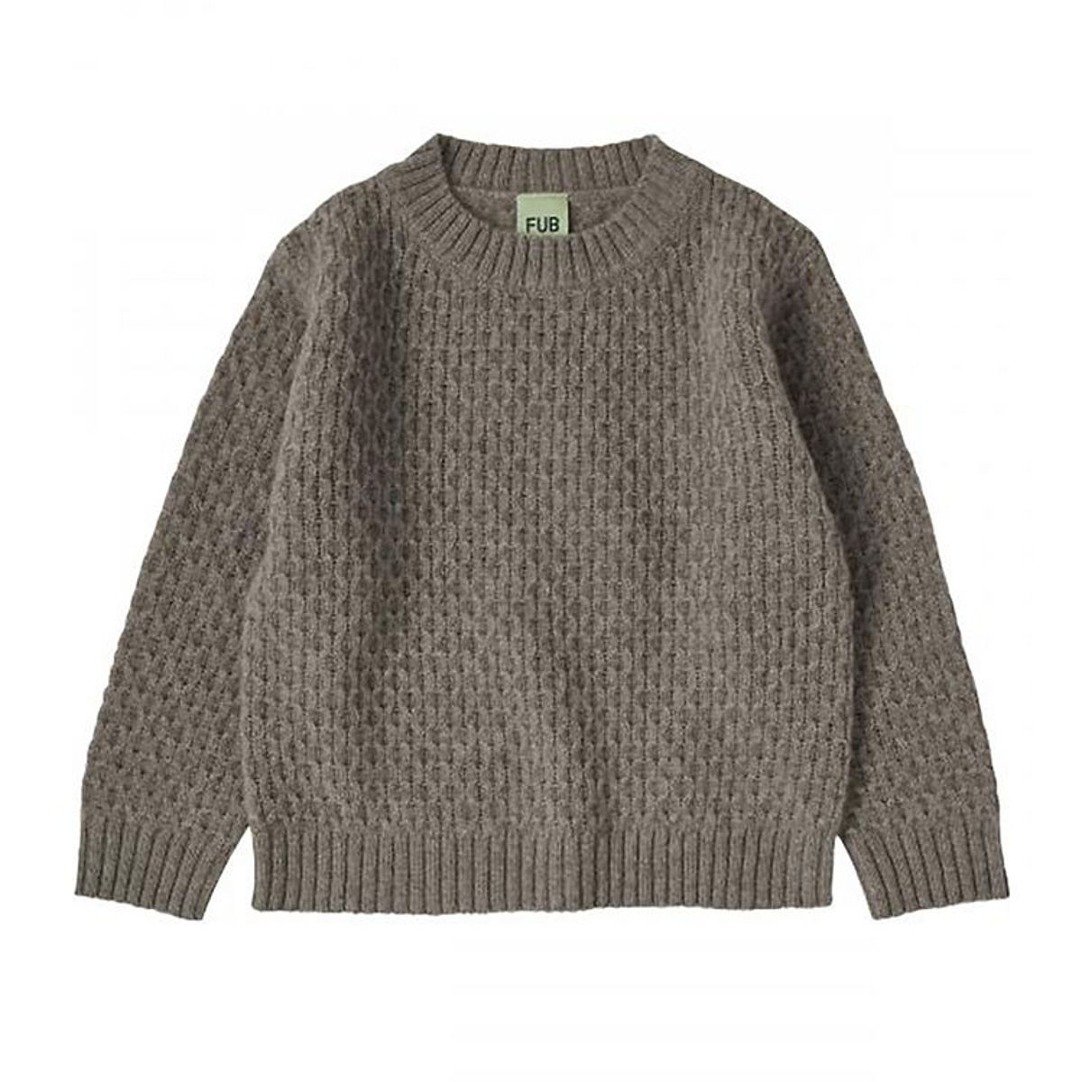 FUB Bluse - Uld - Sweater - Hazel Melange