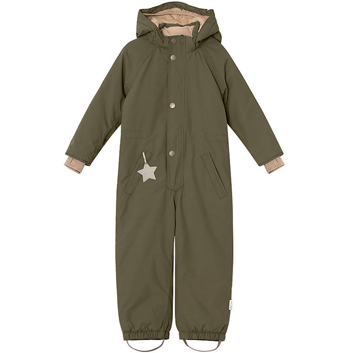 Mini A Ture Flyverdragt - Wanni Fleece - Olive Night