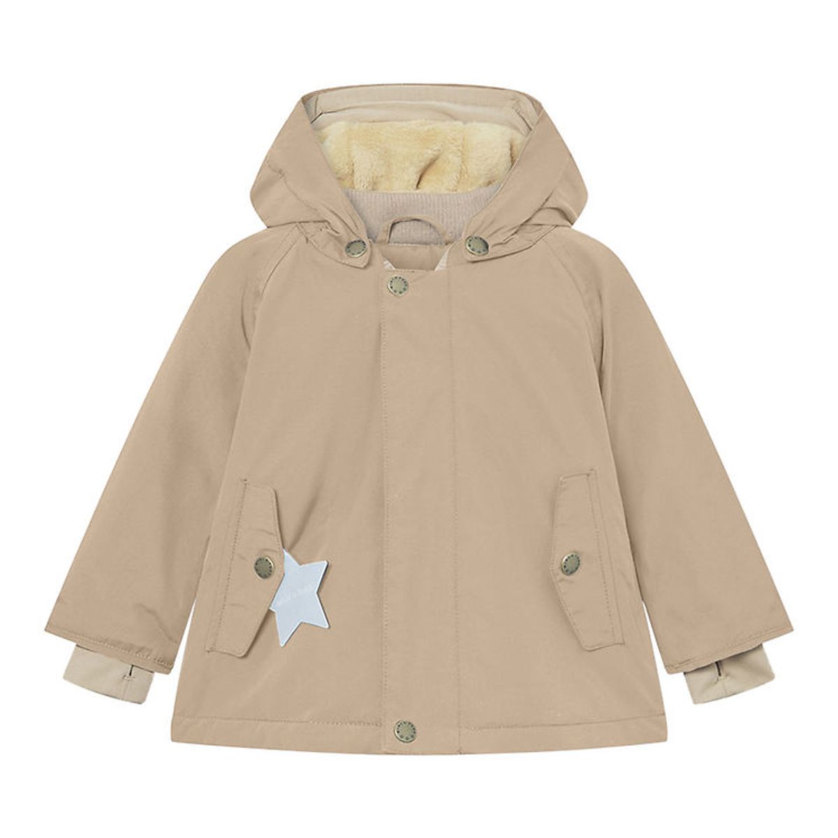 Mini A Ture Vinterjakke - Matwally Fleece - Savannah Tan