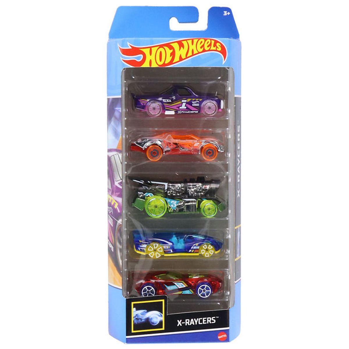 Hot Wheels Biler - 5-pak - X-Raycers