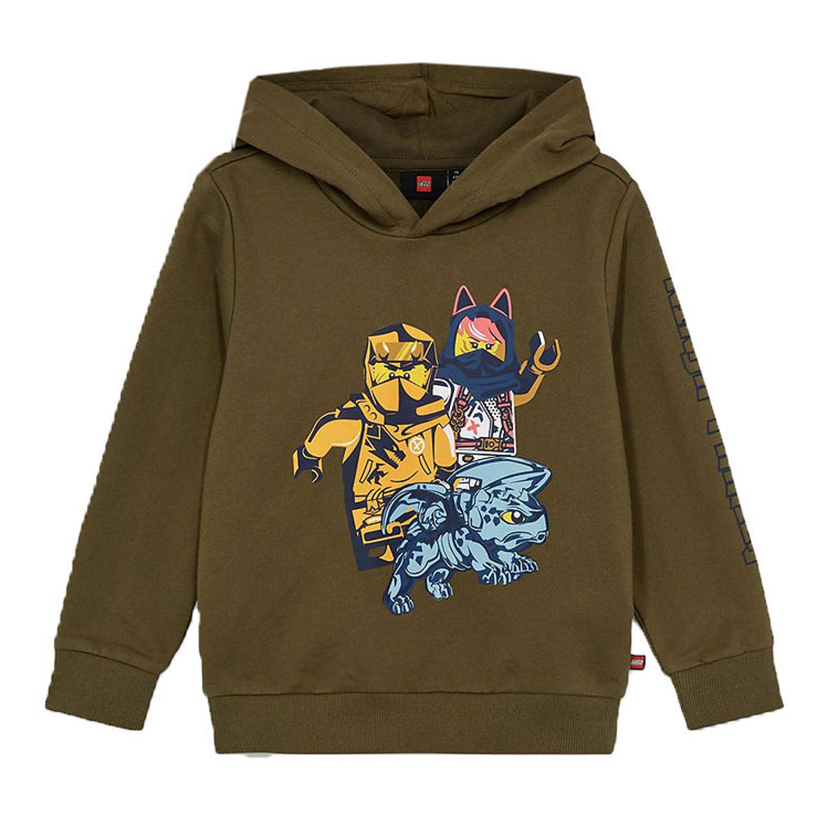 LEGO ® Ninjago Hættetrøje - LWScout - Dark Khaki