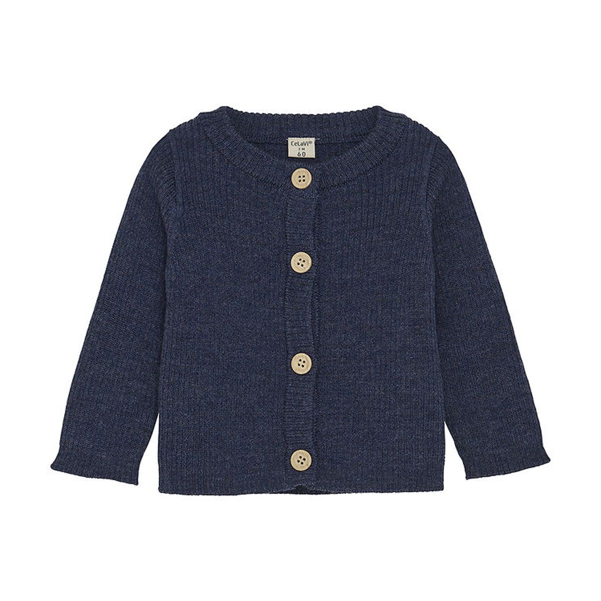 CeLaVi Cardigan - Uld - Strik - Naval Academy Melange