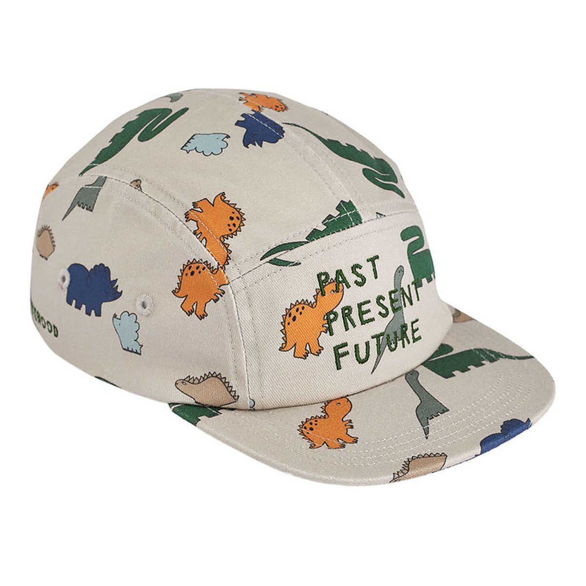 Liewood Kasket - Rory Printed Cap - Dinosaurs/Mist