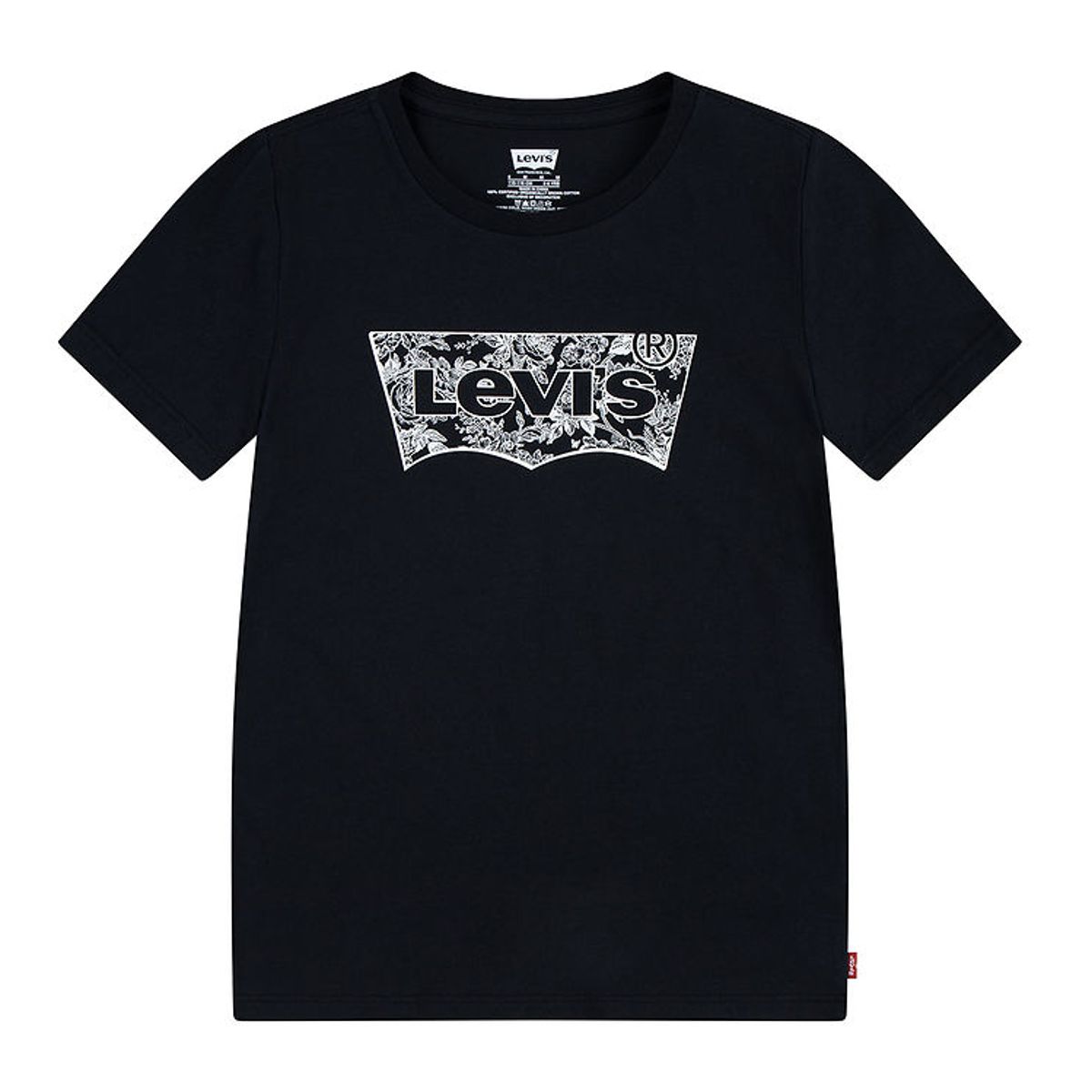 Levis T-shirt - Jet Black/Hvid m. Logo