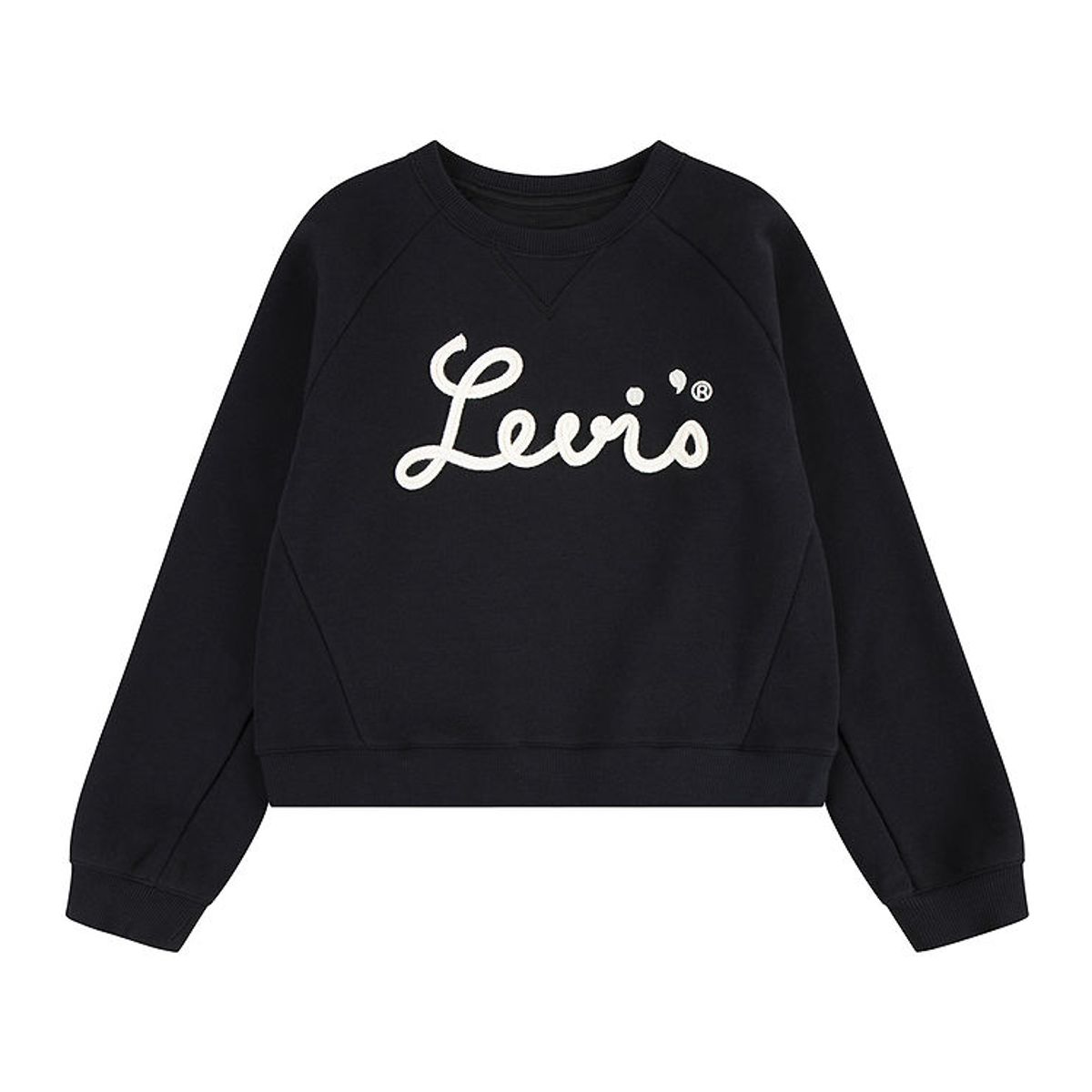 Levis Sweatshirt - Jet Black m. Hvid