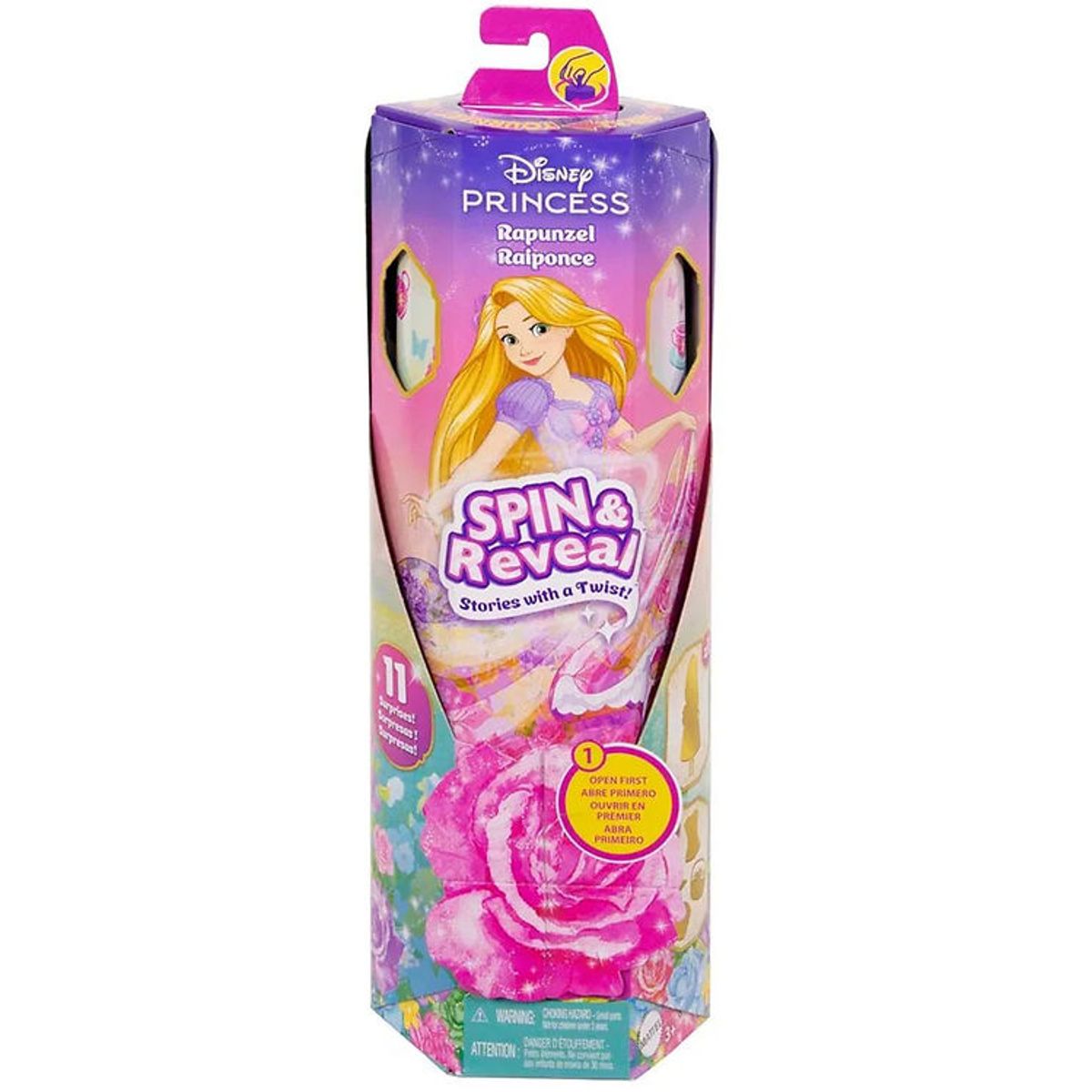 Disney Princess Dukke - Spin & Reveal - Rapunzel