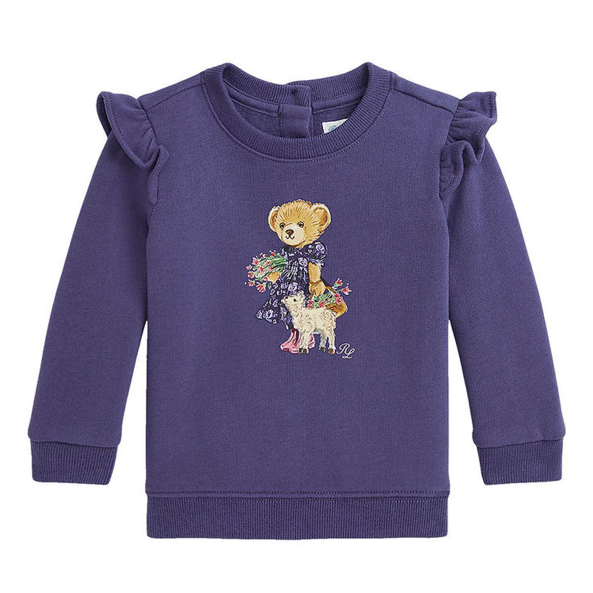 Polo Ralph Lauren Sweatshirt - Lilla m. Bamse