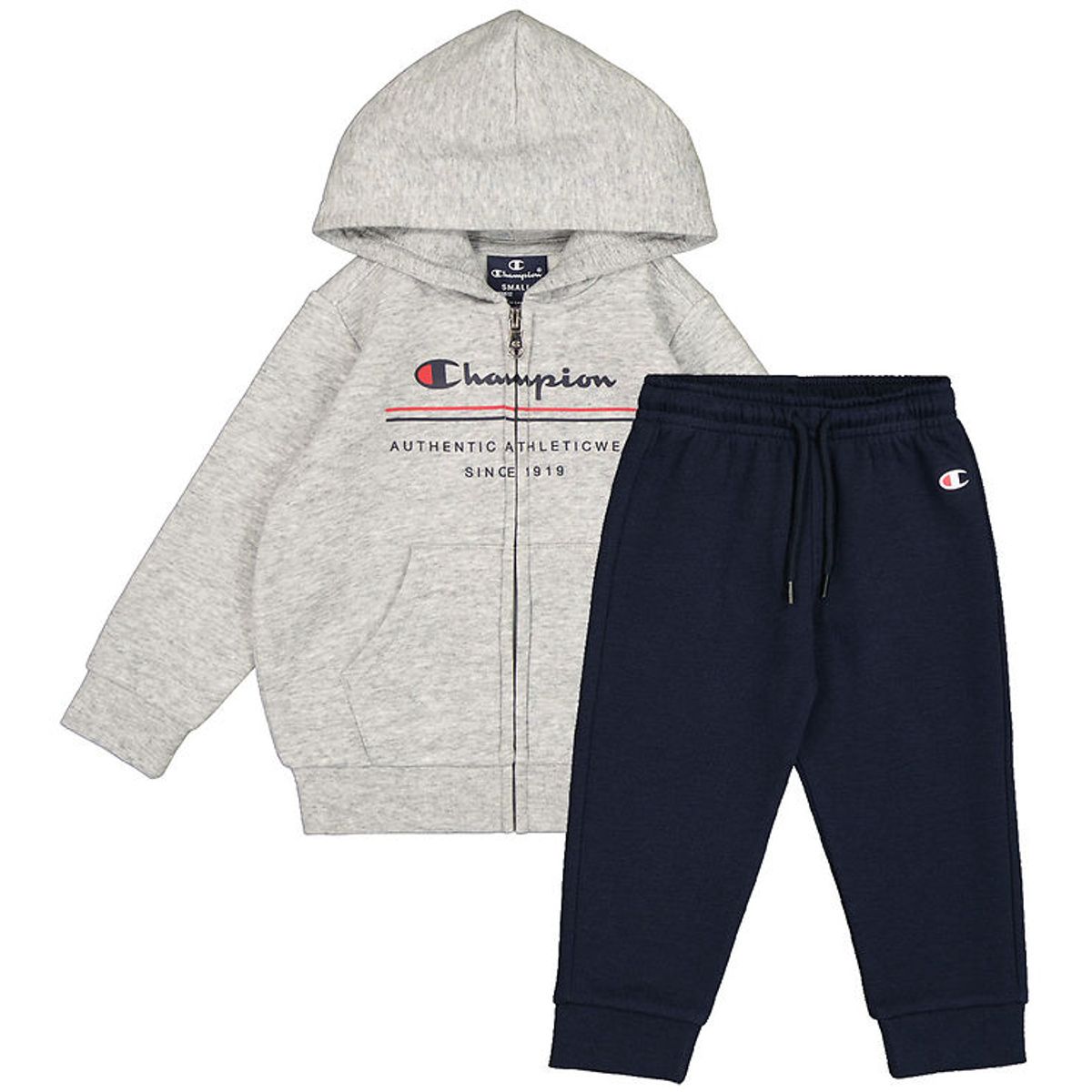 Champion Sweatsæt - Full Zip - New Oxford Grey Melange