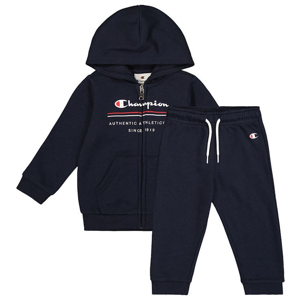 Champion Sweatsæt - Full Zip - Sky Captain