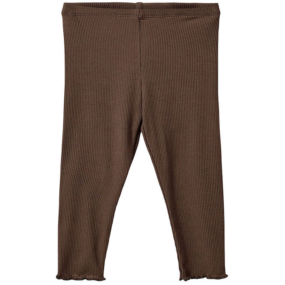 Sofie Schnoor Leggings - Rib - Chocolate Brown