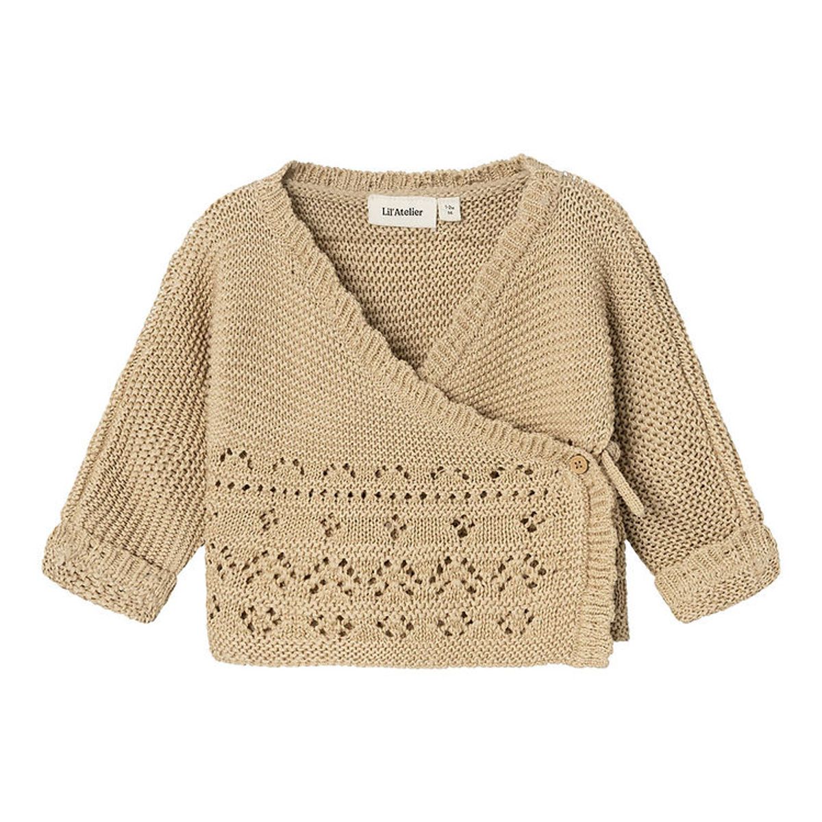 Lil' Atelier Cardigan - Strik - NbfOsanna - Irish Cream