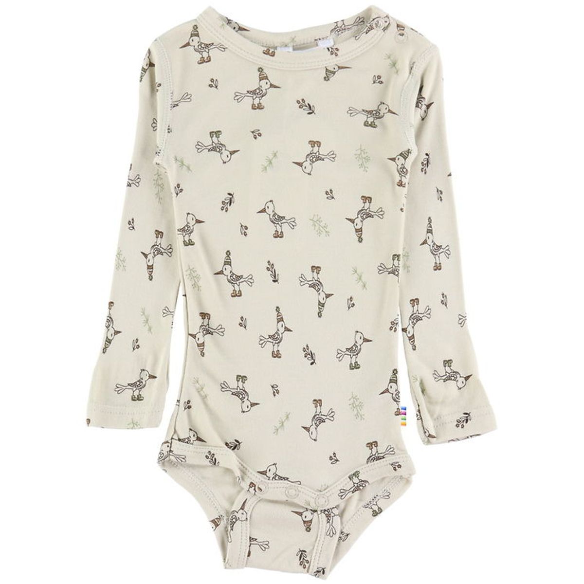 Joha Body l/æ - Bambus - Beige m. Fugle