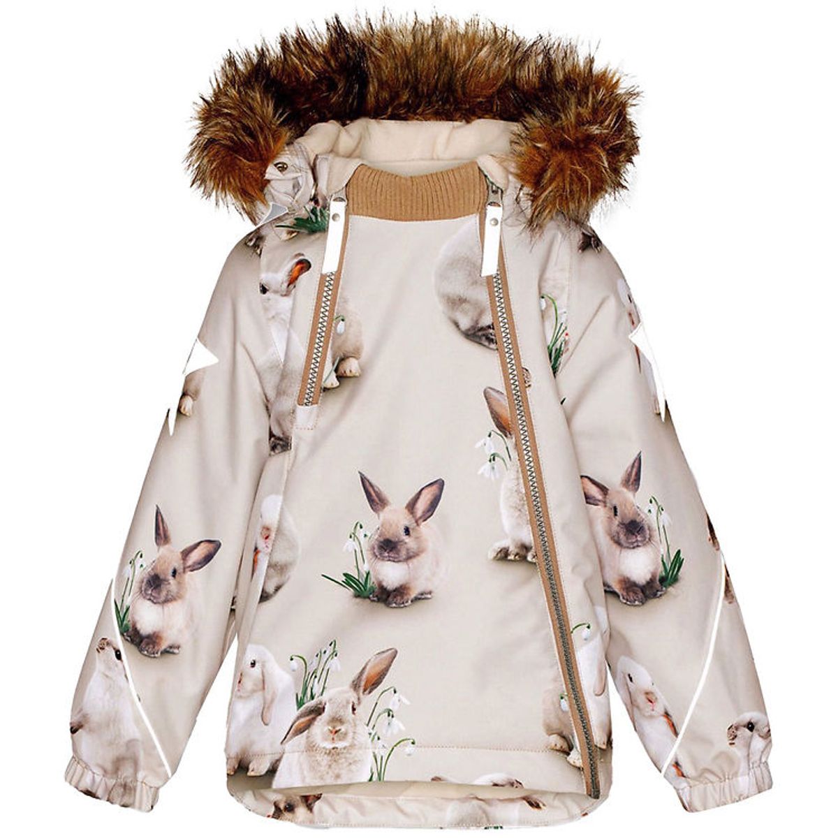 Molo Vinterjakke - Hopla Fur - Winter Rabbits