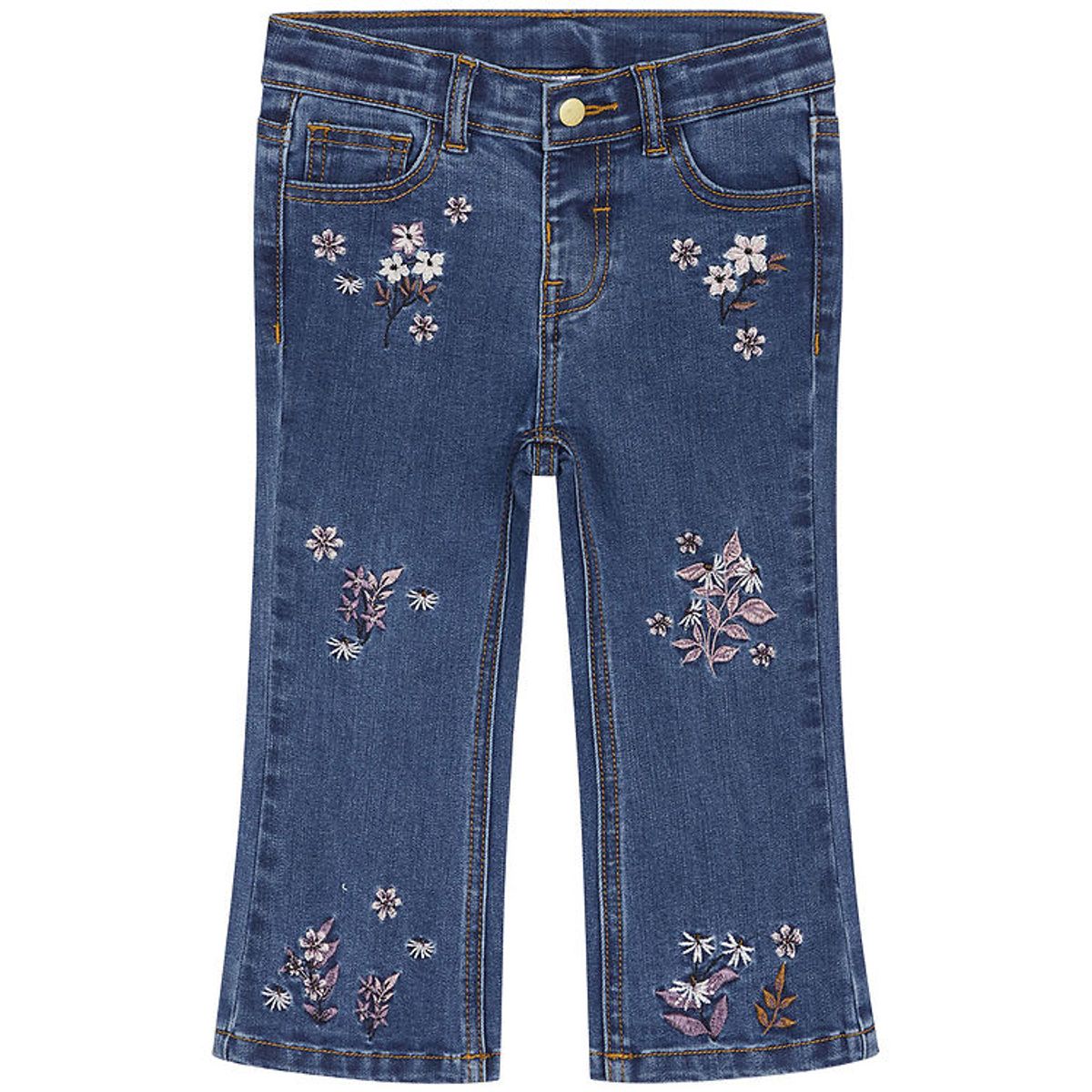 Hust and Claire Jeans - Joanna - Denim m. Blomster