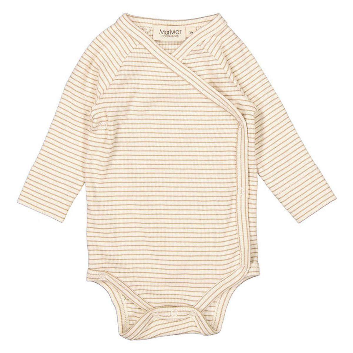 MarMar Body l/æ - Rib - Modal - Belito - Sandstone Stripe