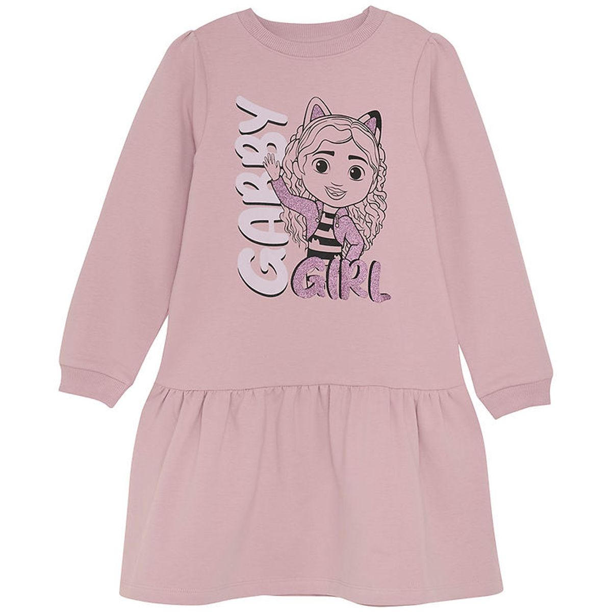 Minymo Sweatkjole - Dawn Pink m. Gabby's Dollhouse