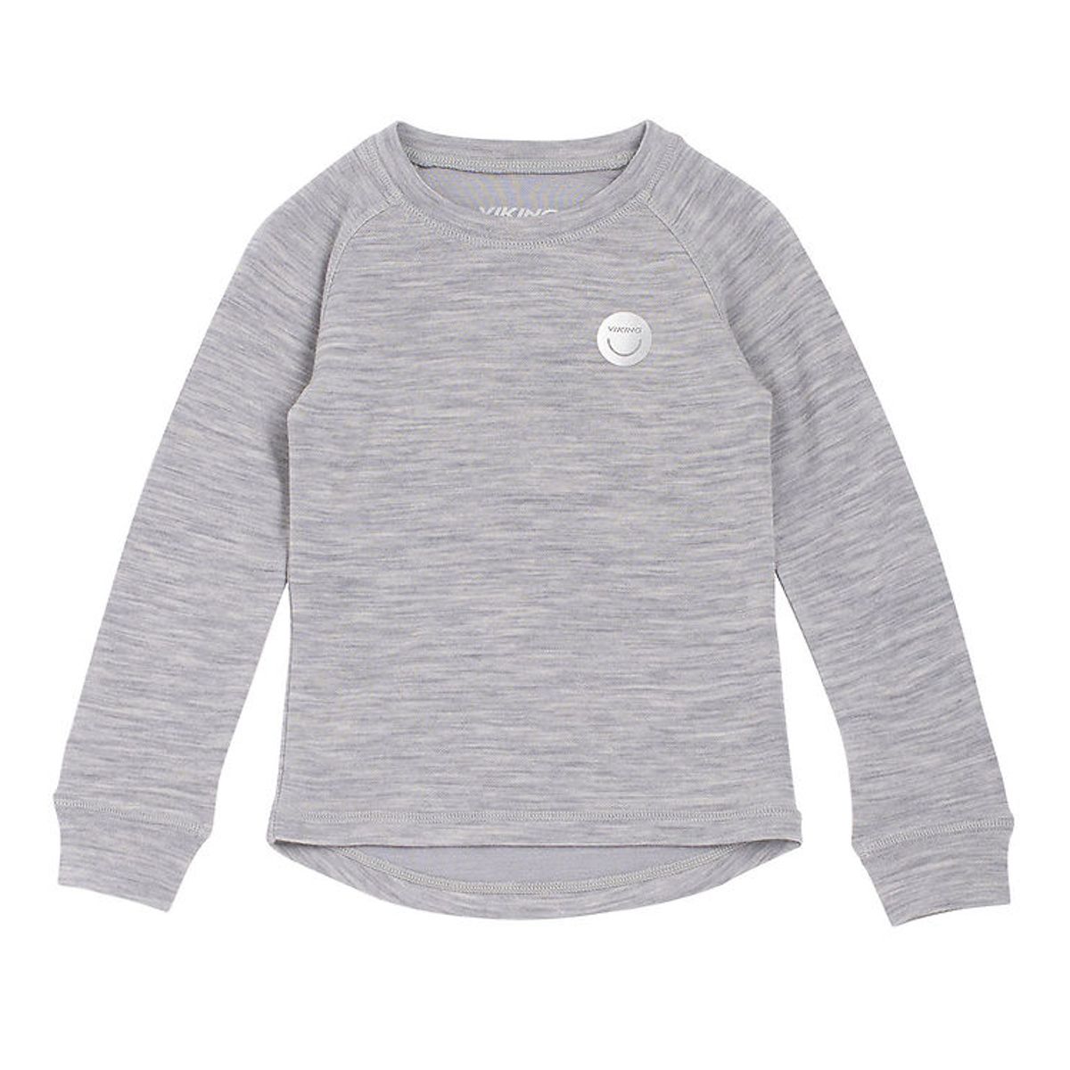 Viking Bluse - Uld/Bambus - Baselayer - Grey/Light Grey