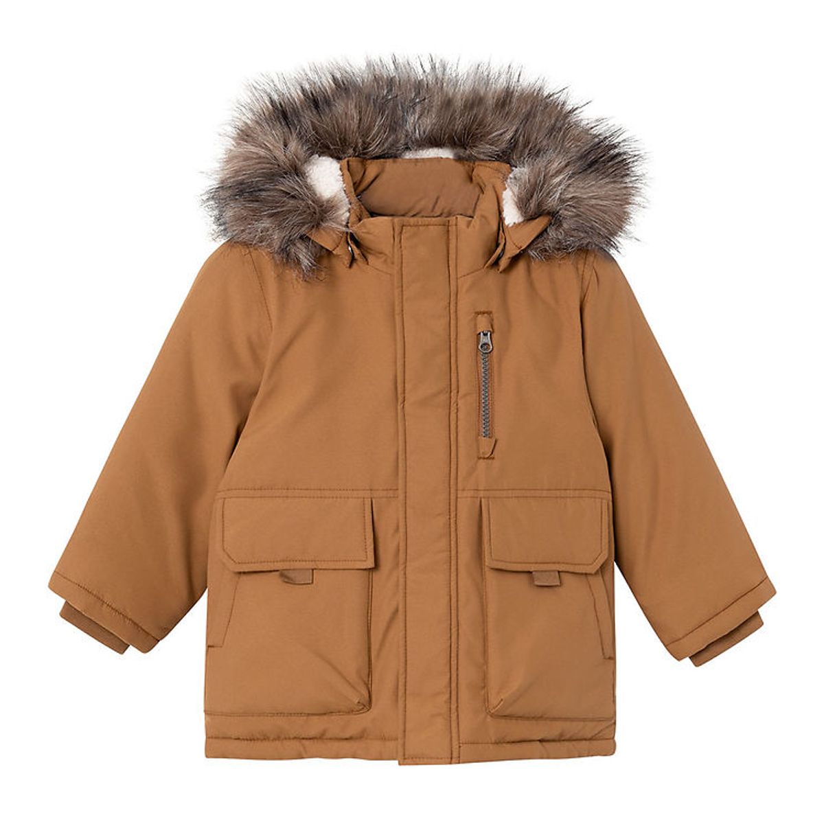 Name It Vinterjakke - NkmMaster05 Parka - Rubber