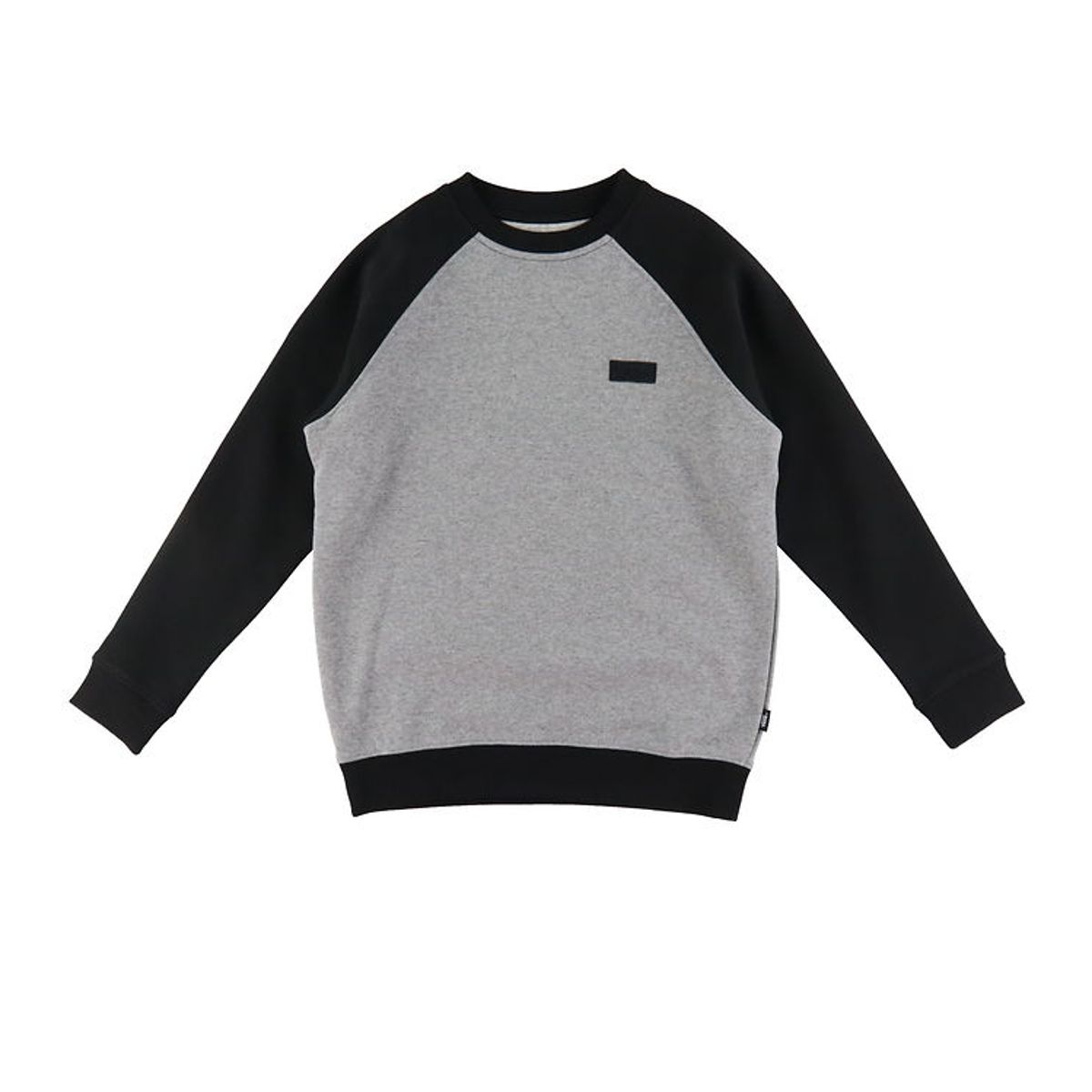 Vans Sweatshirt - Core Basic Raglan - Sort/Cement Heather