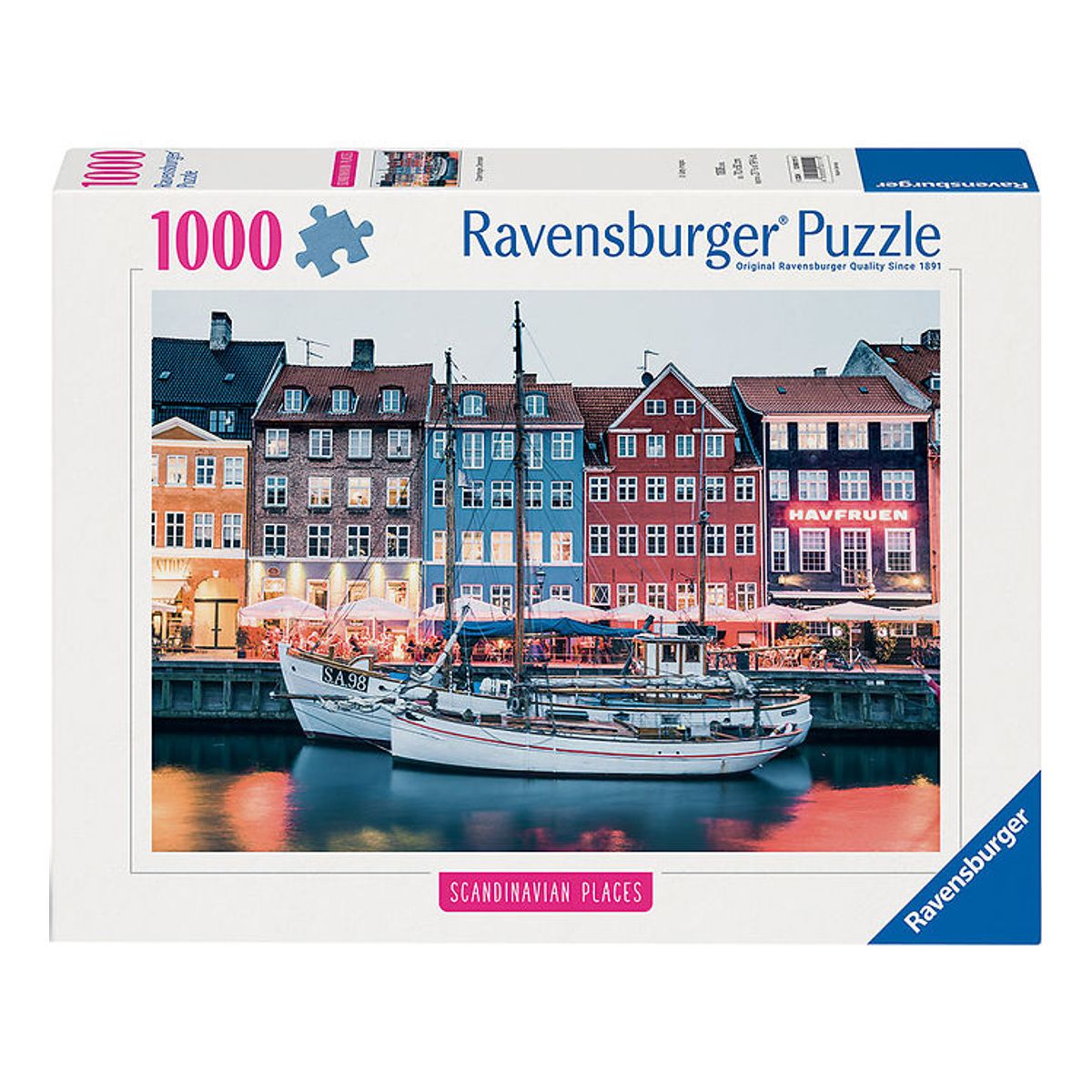 Ravensburger Puslespil - 1000 Brikker - Copenhagen Denmark