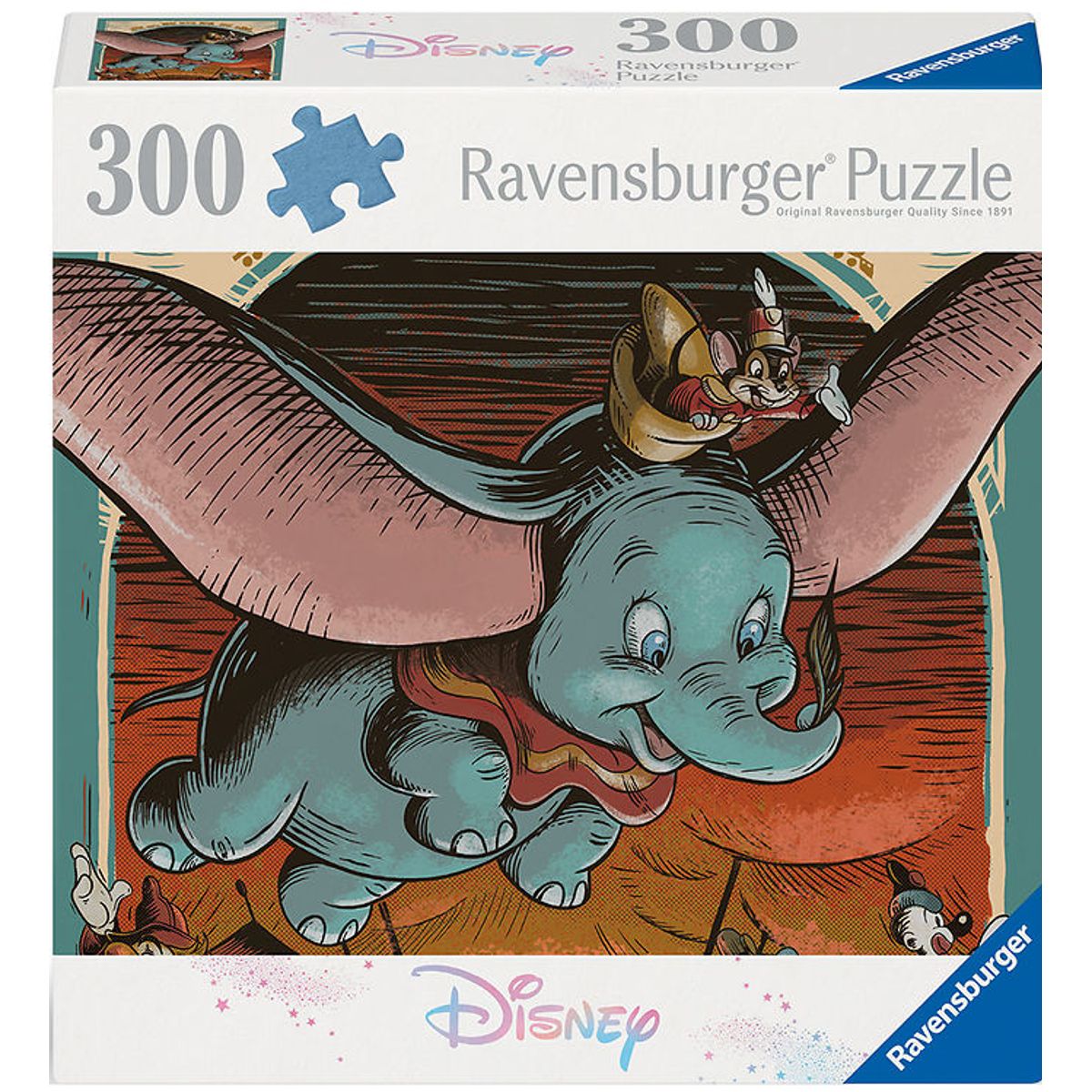 Ravensburger Puslespil - 300 Brikker - Dumbo