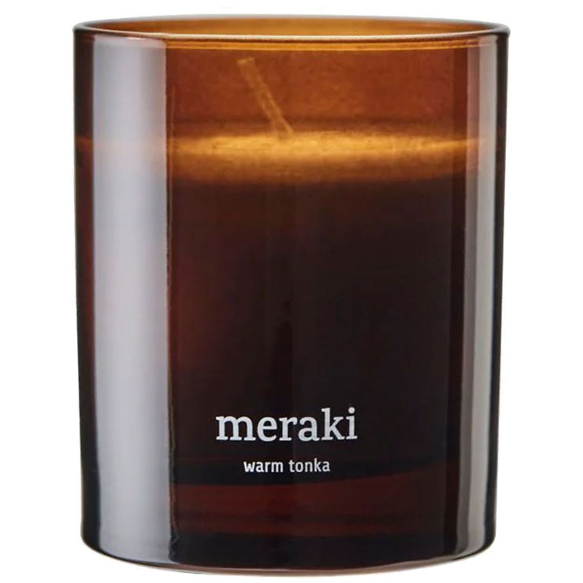 Meraki Duftlys - 200g - Dark Wood