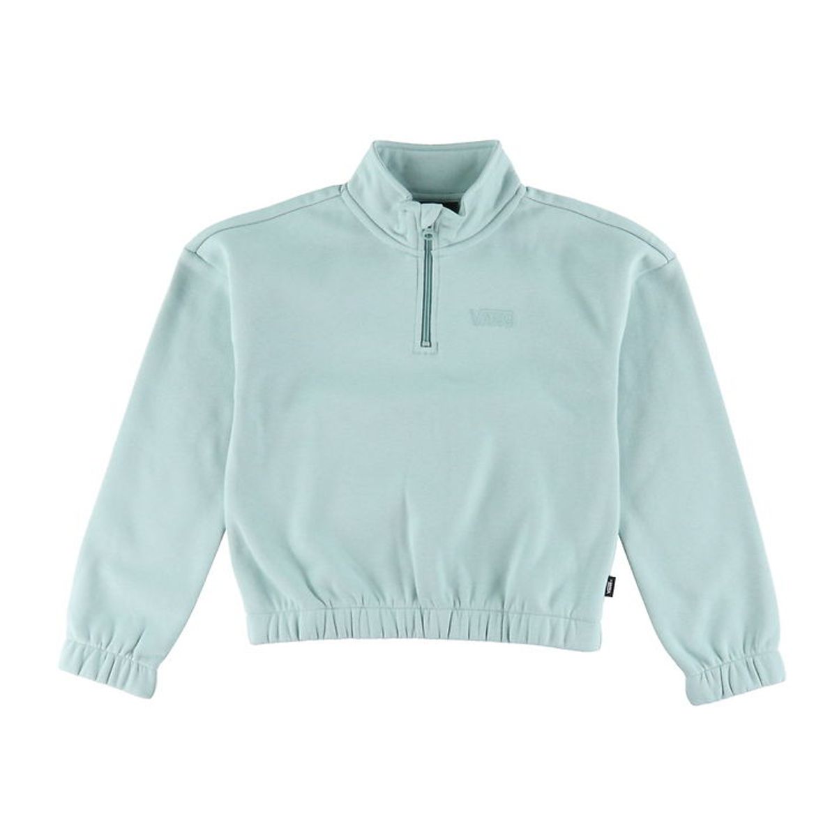 Vans Sweatshirt - Half Zip Mock - Gray Mist