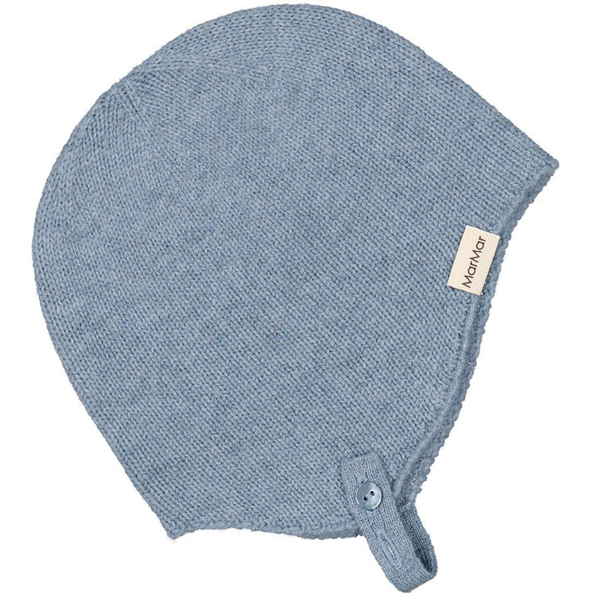 MarMar Babyhjelm - Uld - Strik - Aly Baby - Monsoon Blue Melange