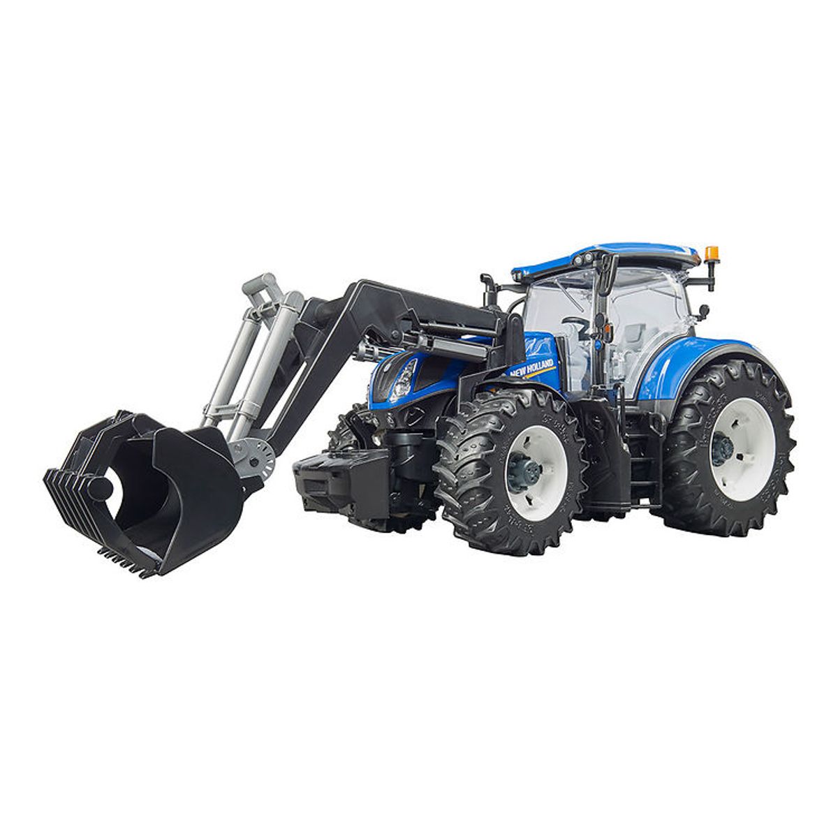 Bruder Traktor - New Holland T7.340 m. Frontlæsser - 03121