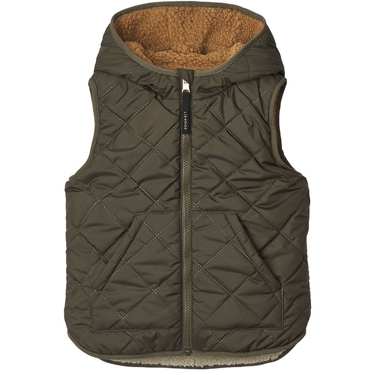 Liewood Vest - Diana - Army Brown Mix