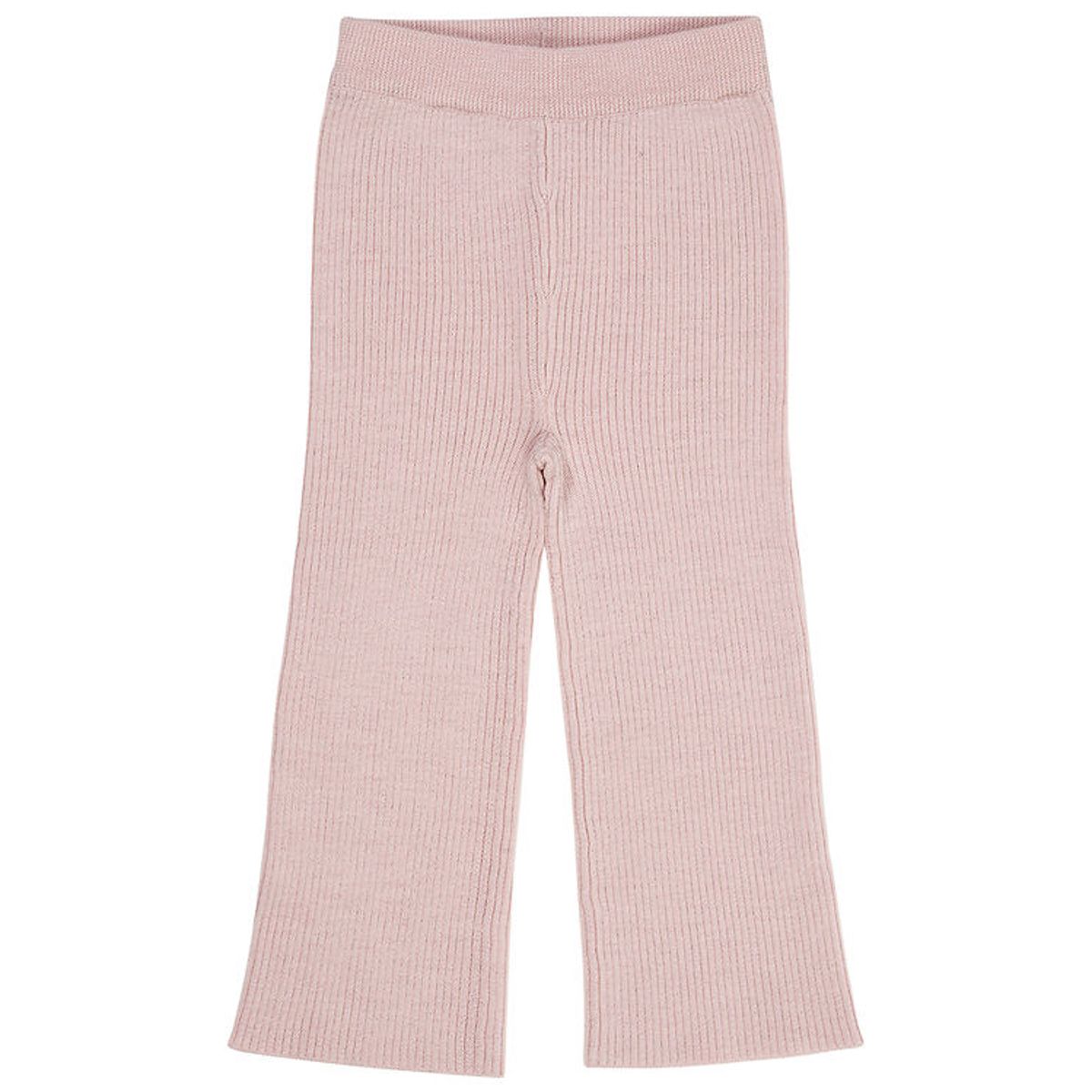 Copenhagen Colors Bukser - Uld - Strik - Wide Rib - Dusty Rose