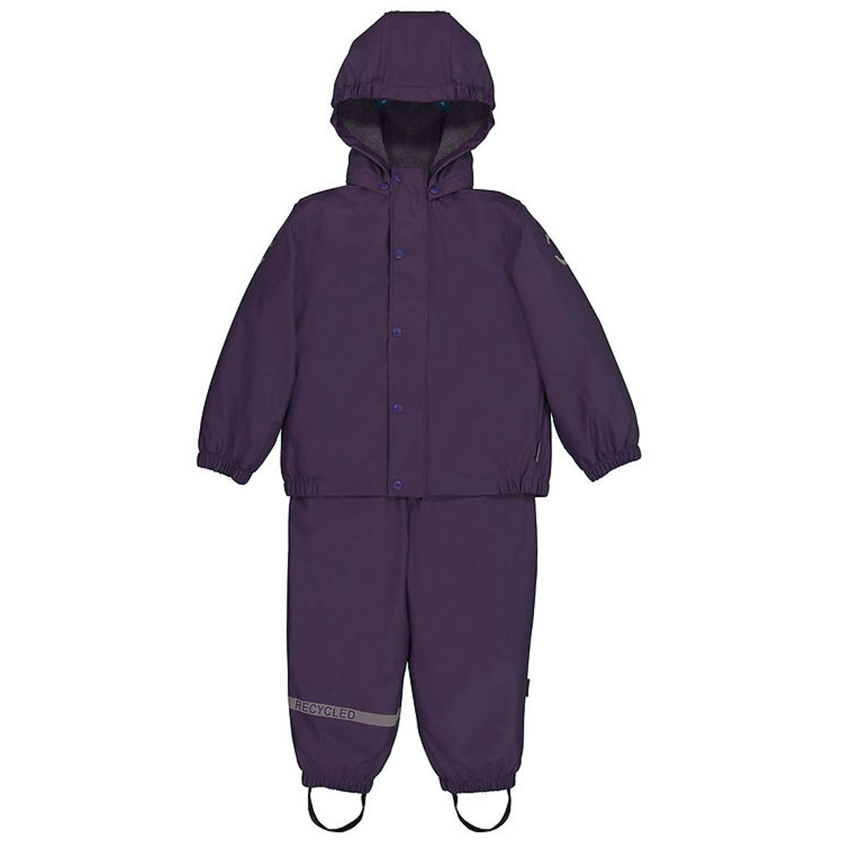 Mikk-Line Regntøj m. Fleece/Seler - PU - Recycled - Nigh