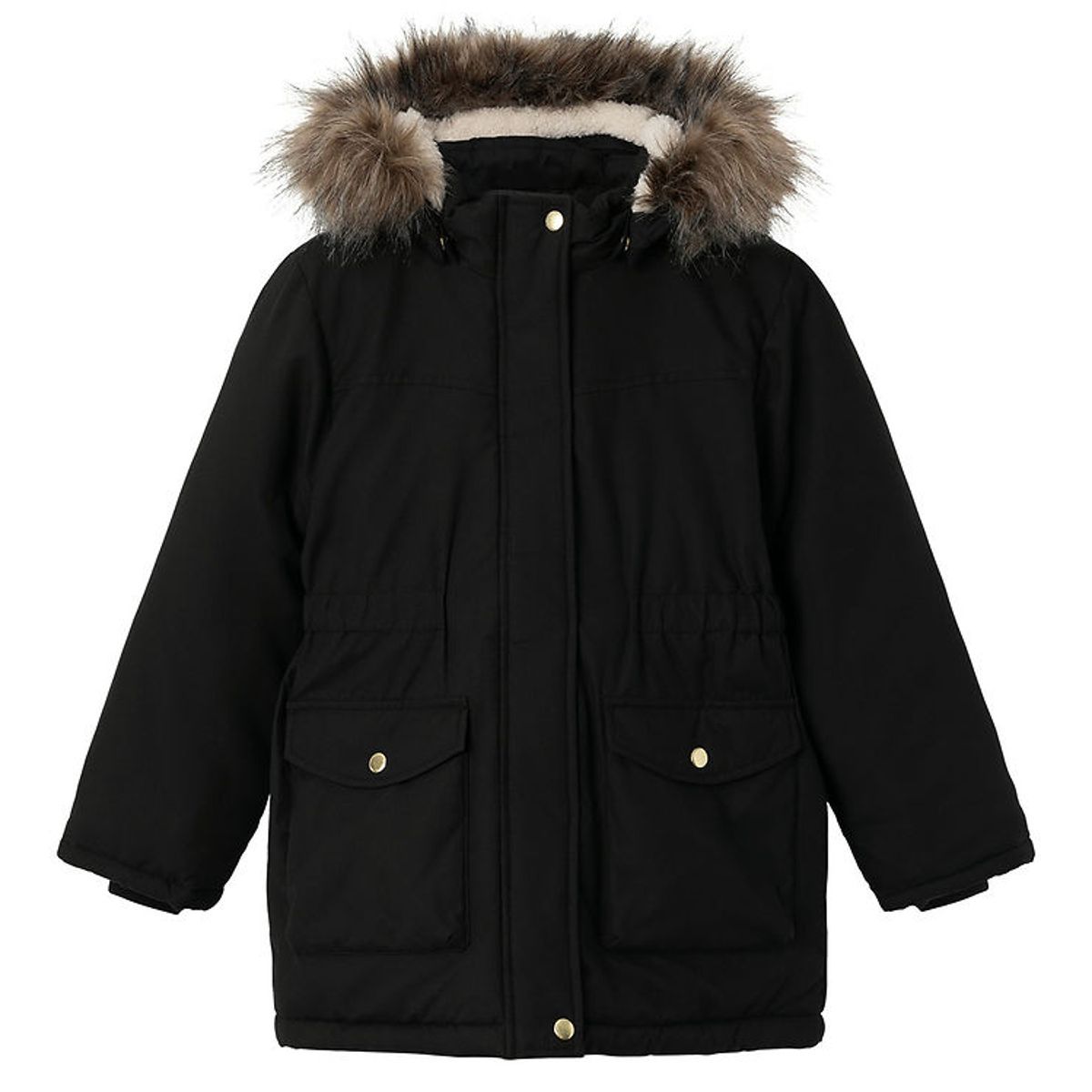 Name It Vinterjakke - NkfMaster05 Parka - Sort