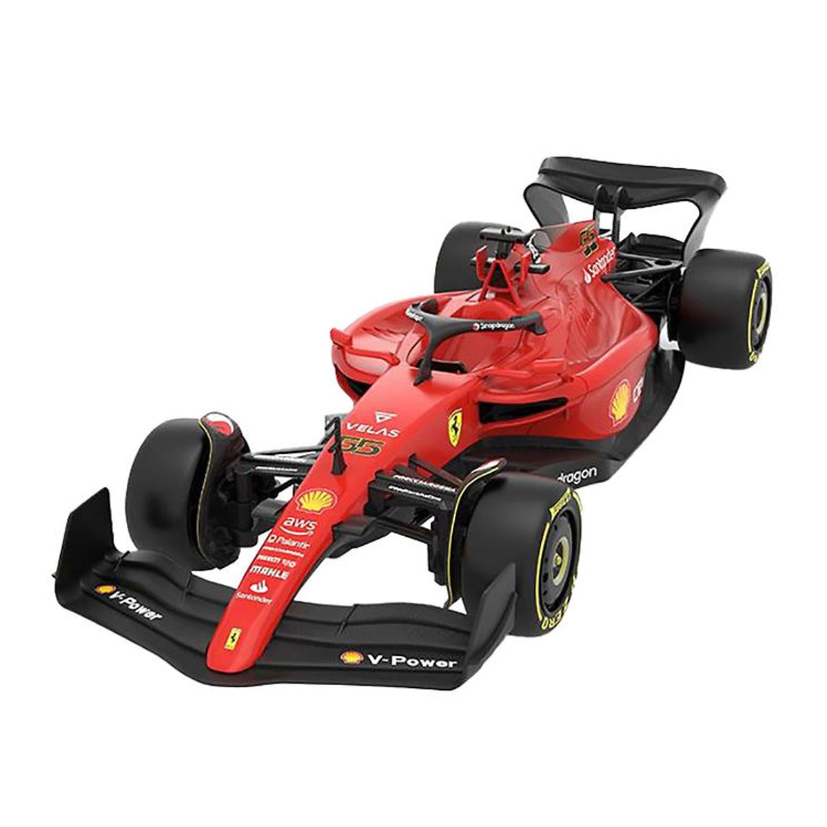 Rastar Fjernstyret Bil - Ferrari F1-75 - 1:18