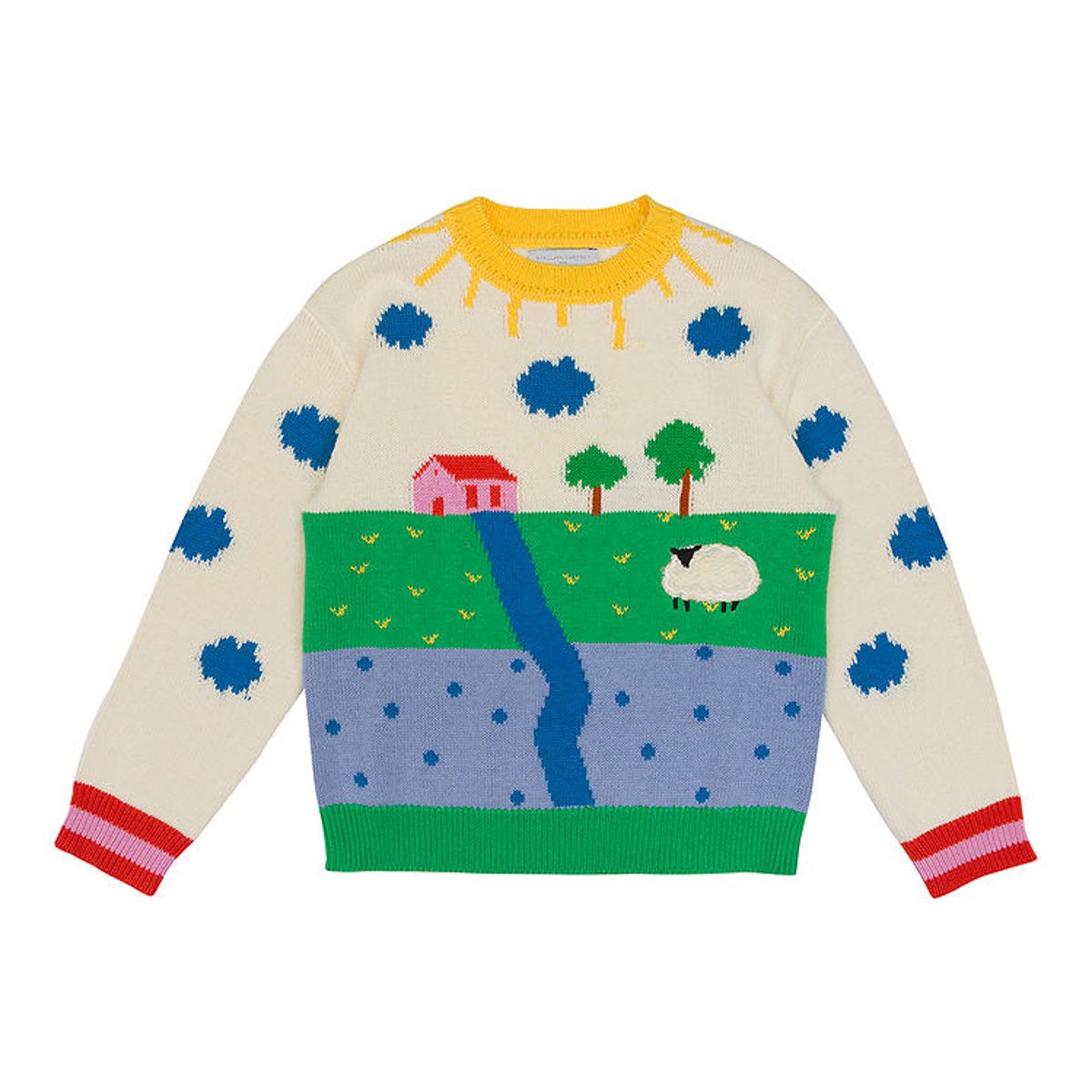 Stella McCartney Kids Bluse - Strik - Solskin