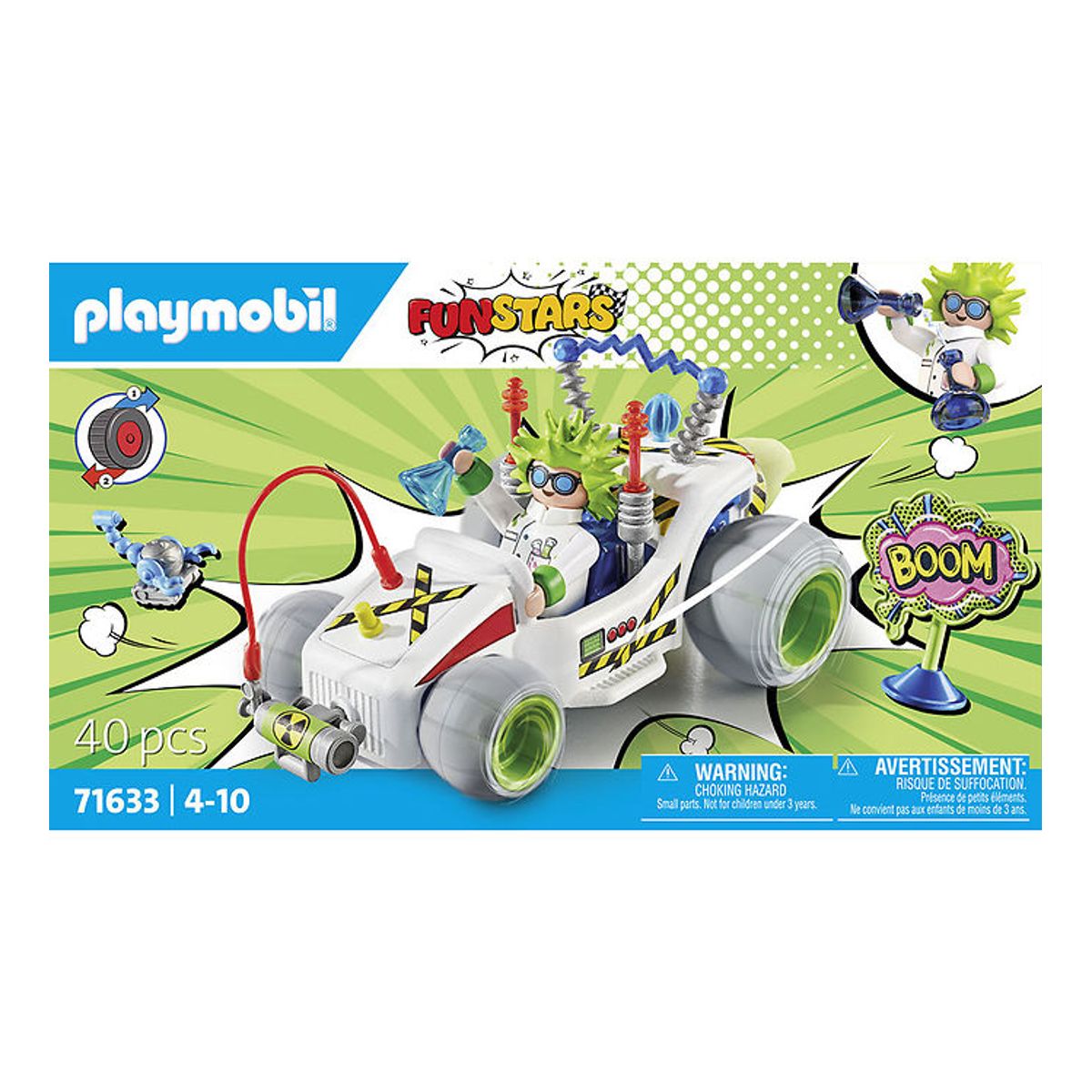 Playmobil Funstars - Racing Professor - 71633 - 40 Dele