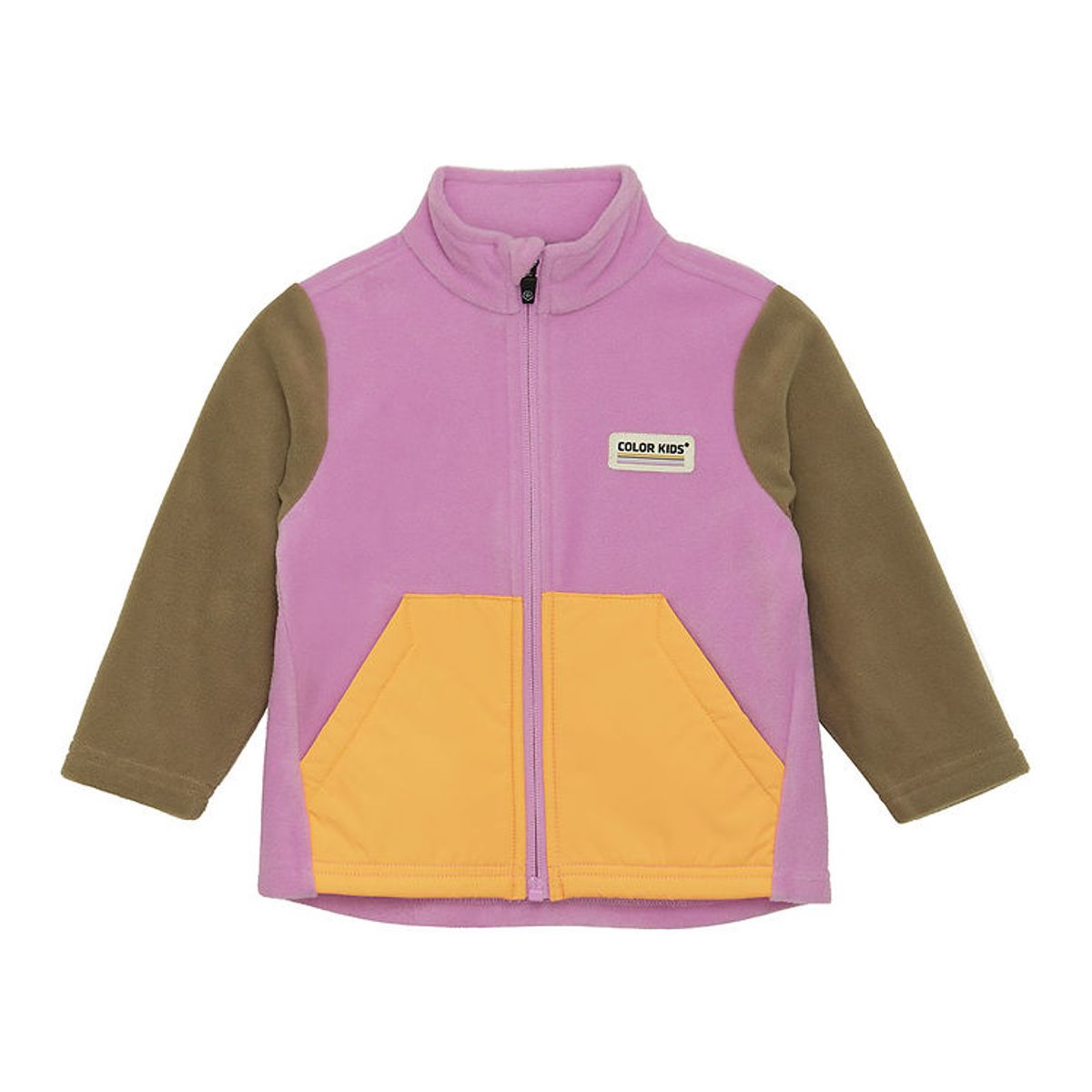 Color Kids Fleecejakke - Lilac Chiffon/Orange