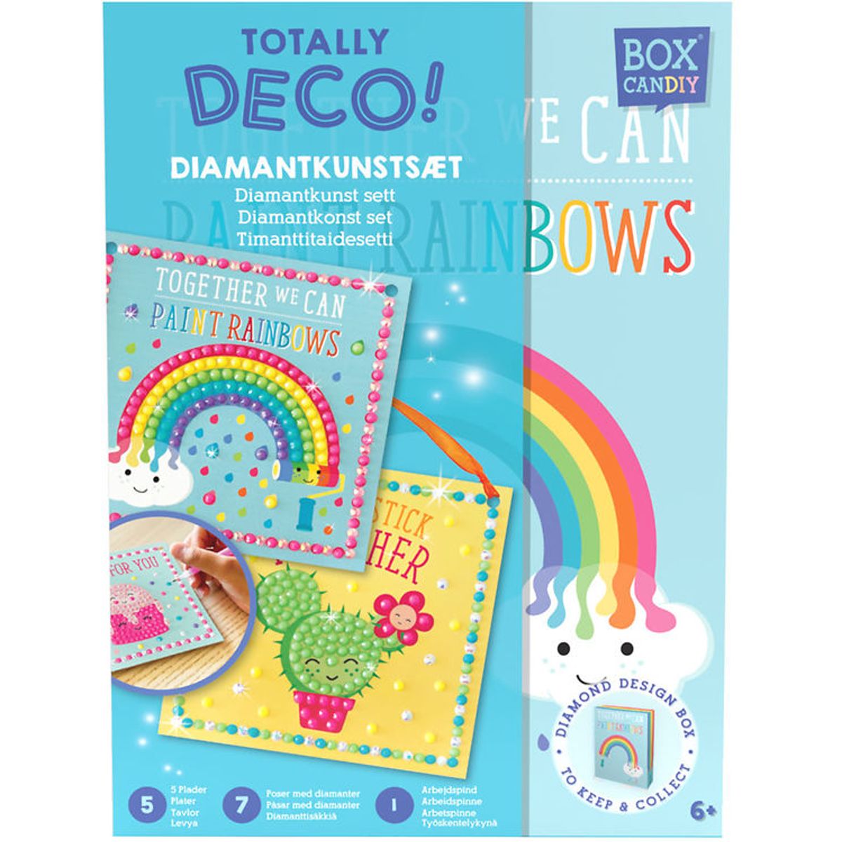 BOX CANDIY Kreasæt - Diamantkunstsæt - Totally Deco