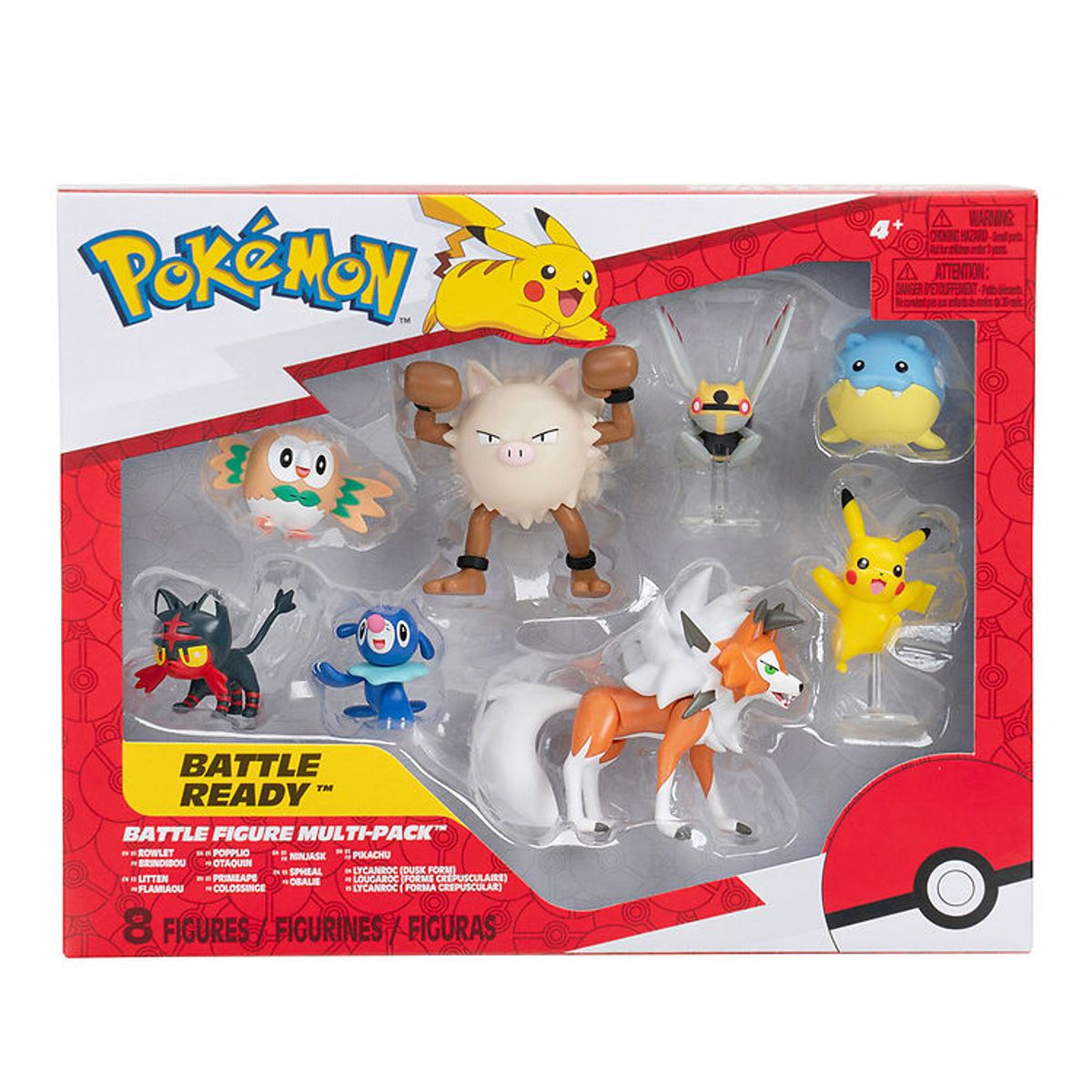 Pokémon Figur - 8-pak - Battle Figure