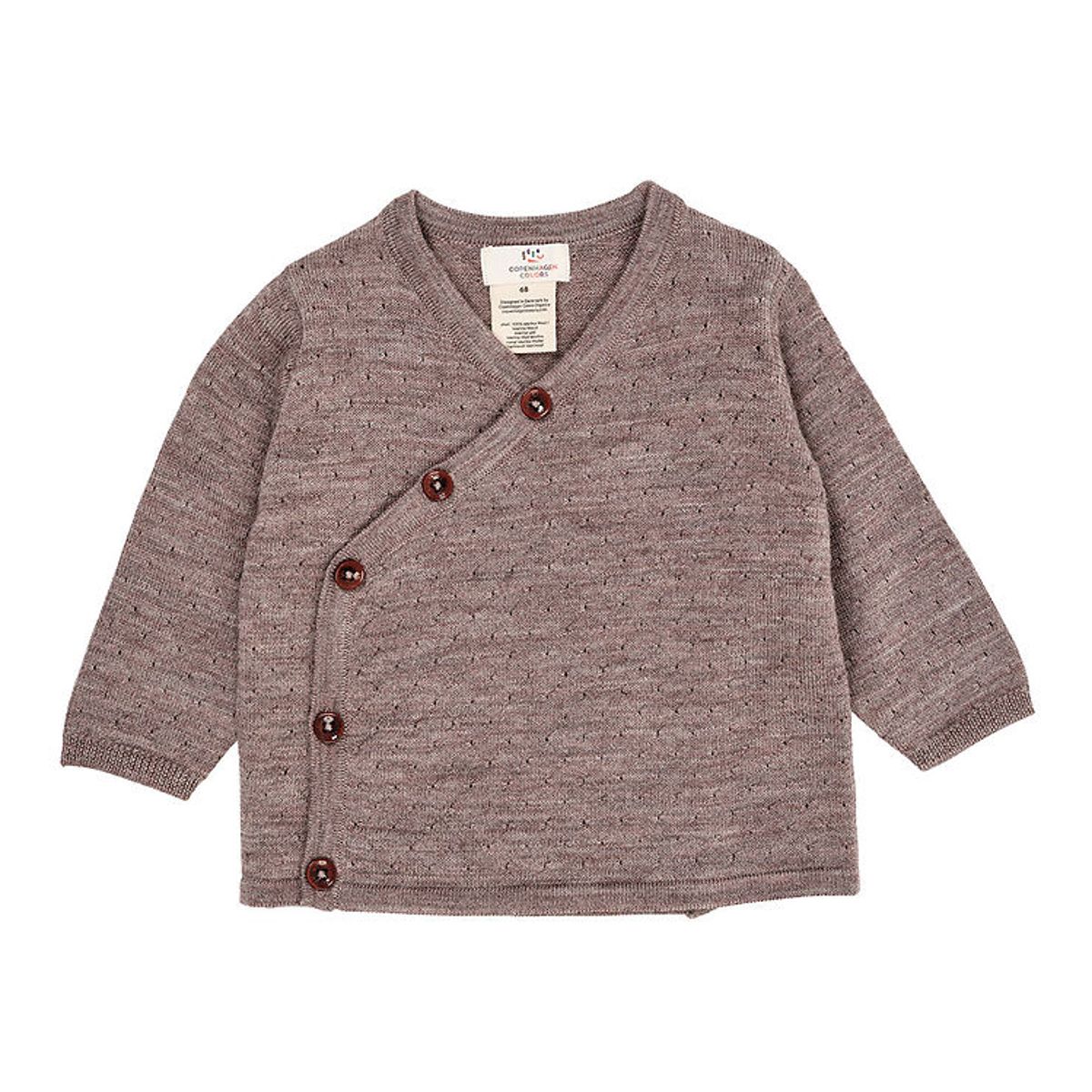 Copenhagen Colors Cardigan - Uld - Strik - Natural Melange