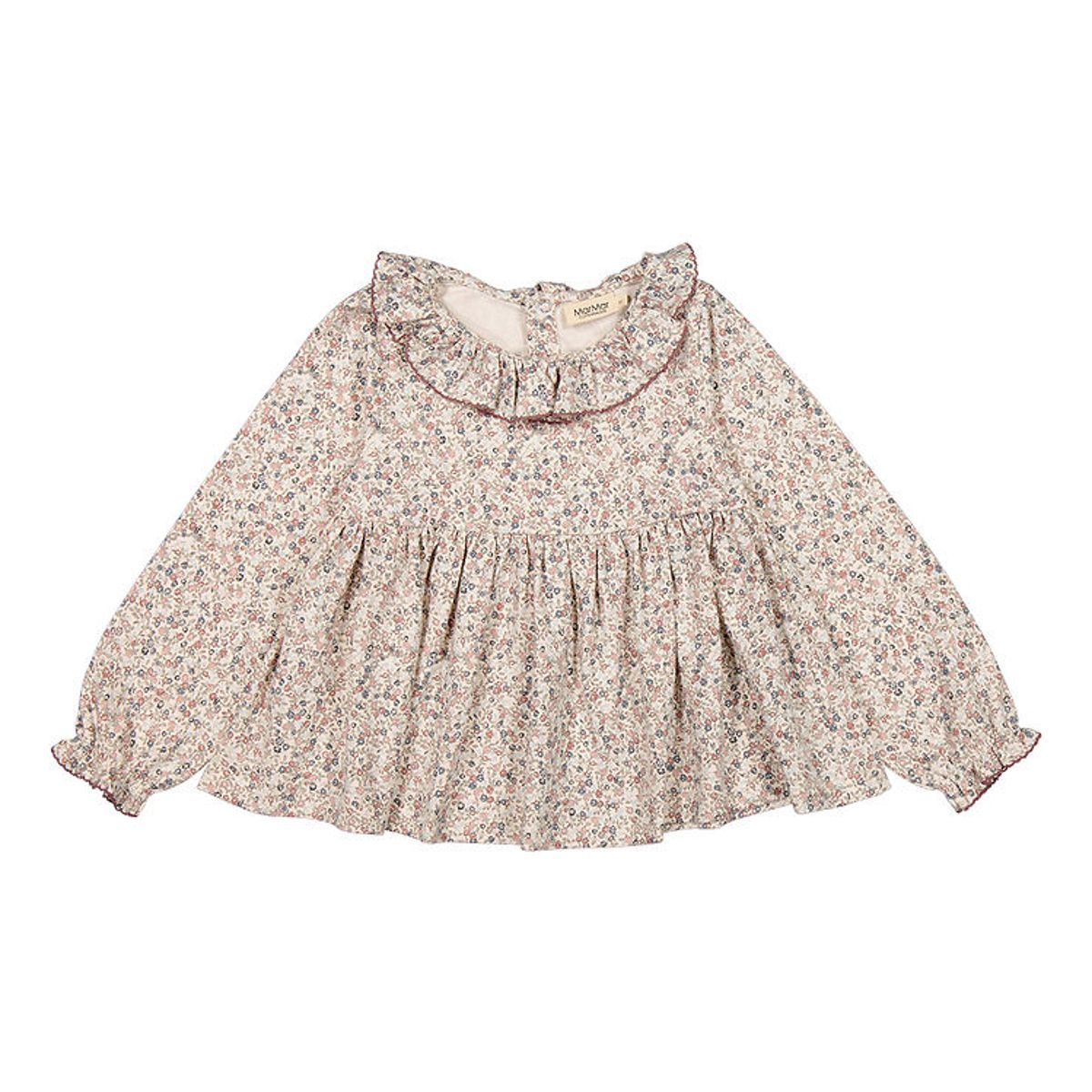 MarMar Bluse - Tiora Frill - Deep Peony