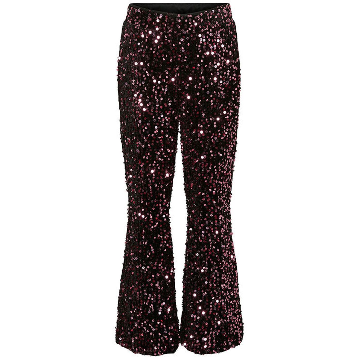 Vero Moda Girl Bukser - VmBella - Black/Rosegold Sequins