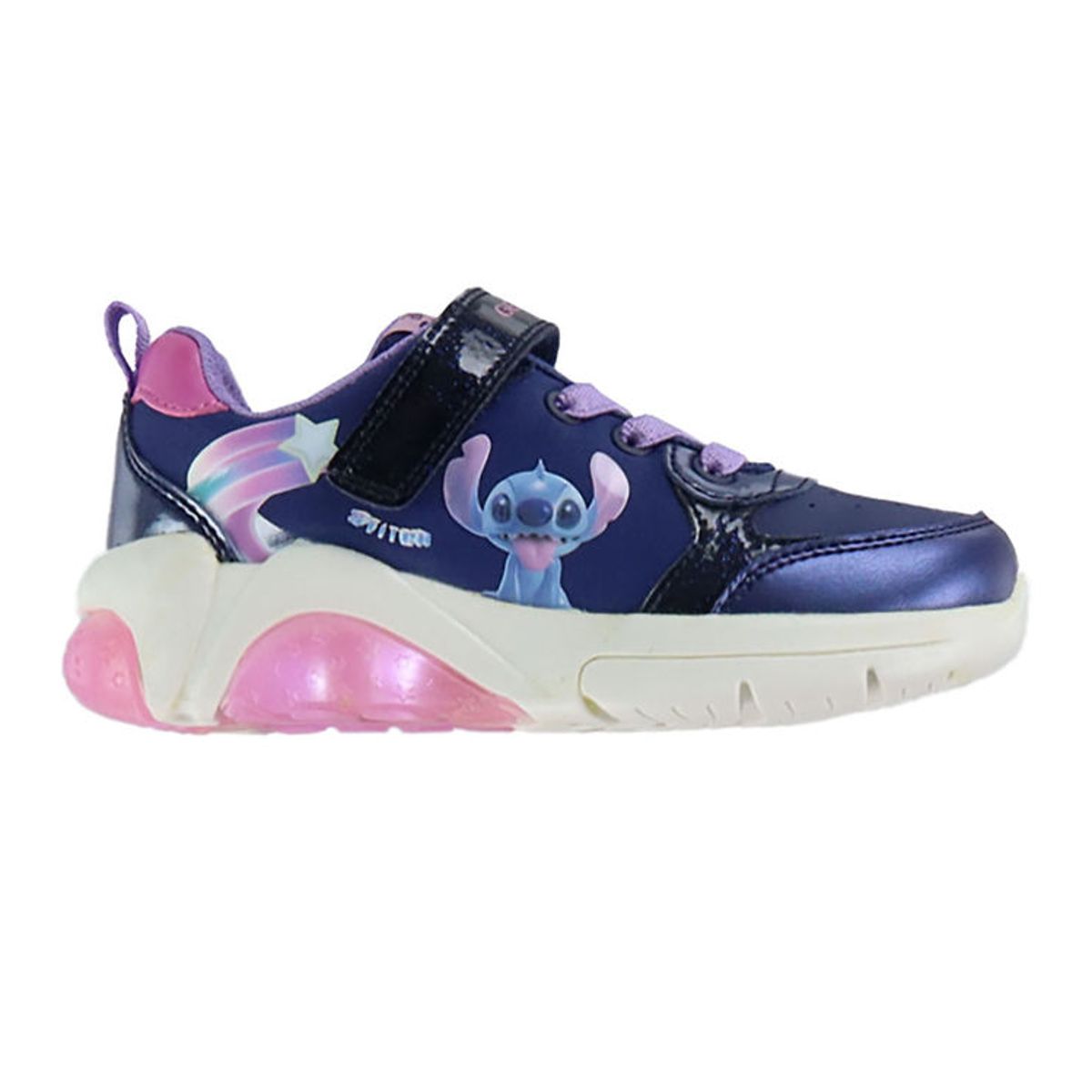 Geox Blinkesko - J Fadinlight - Tex - Navy/Fuchsia